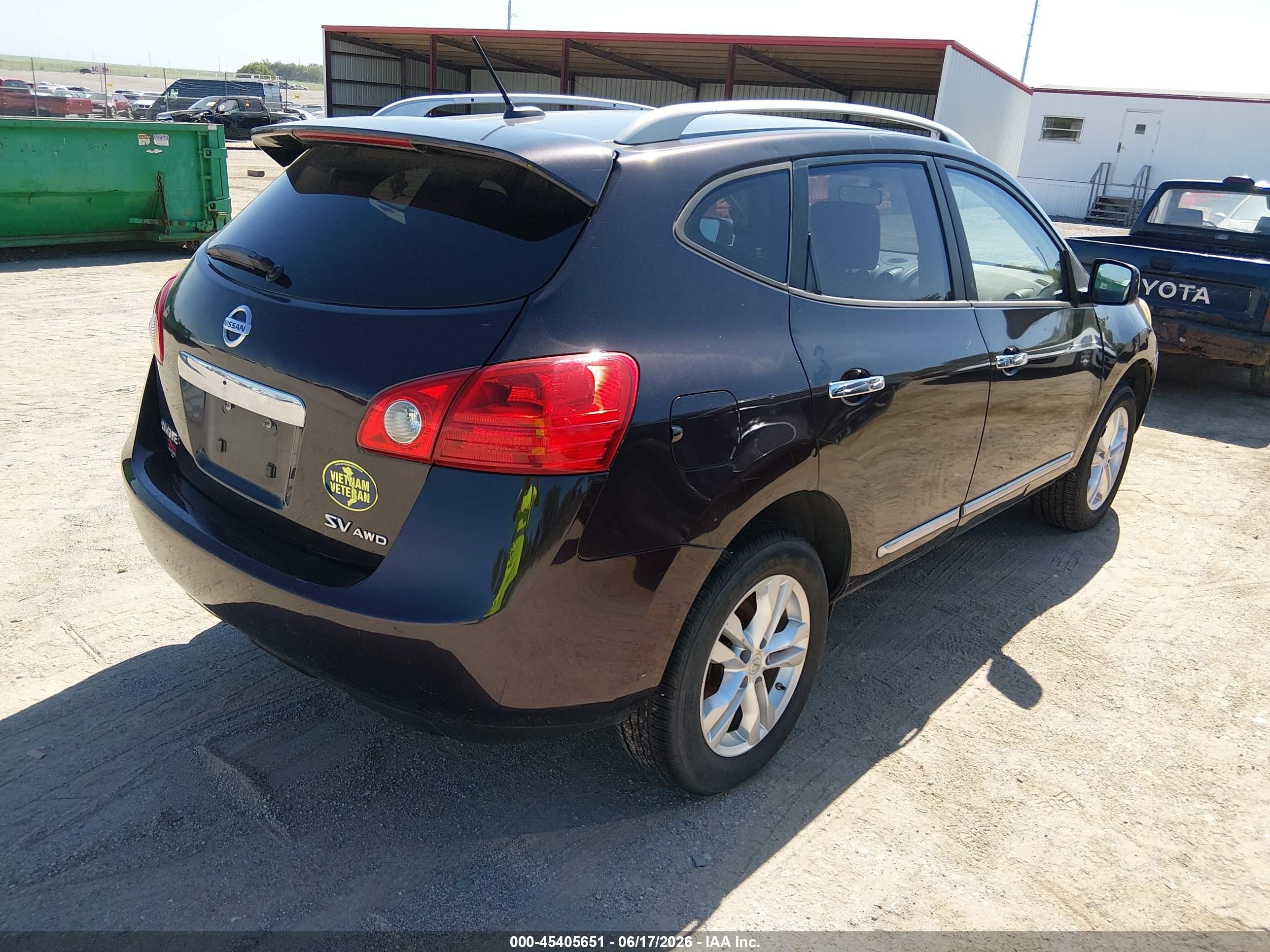2013 Nissan Rogue Sv Purple vin: JN8AS5MV4DW650717