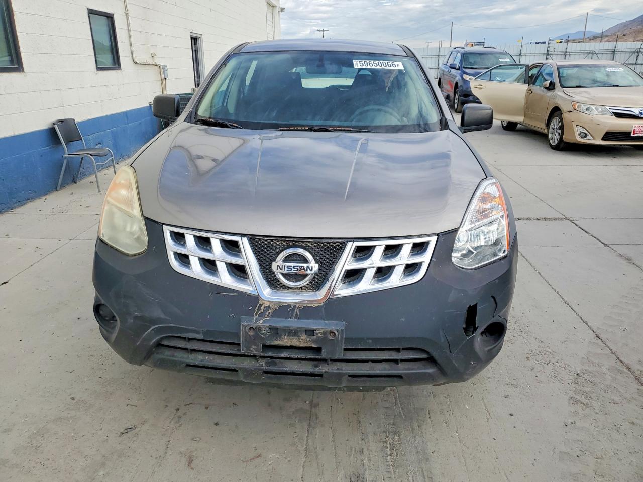 2013 Nissan Rogue S White vin: JN8AS5MV4DW654766