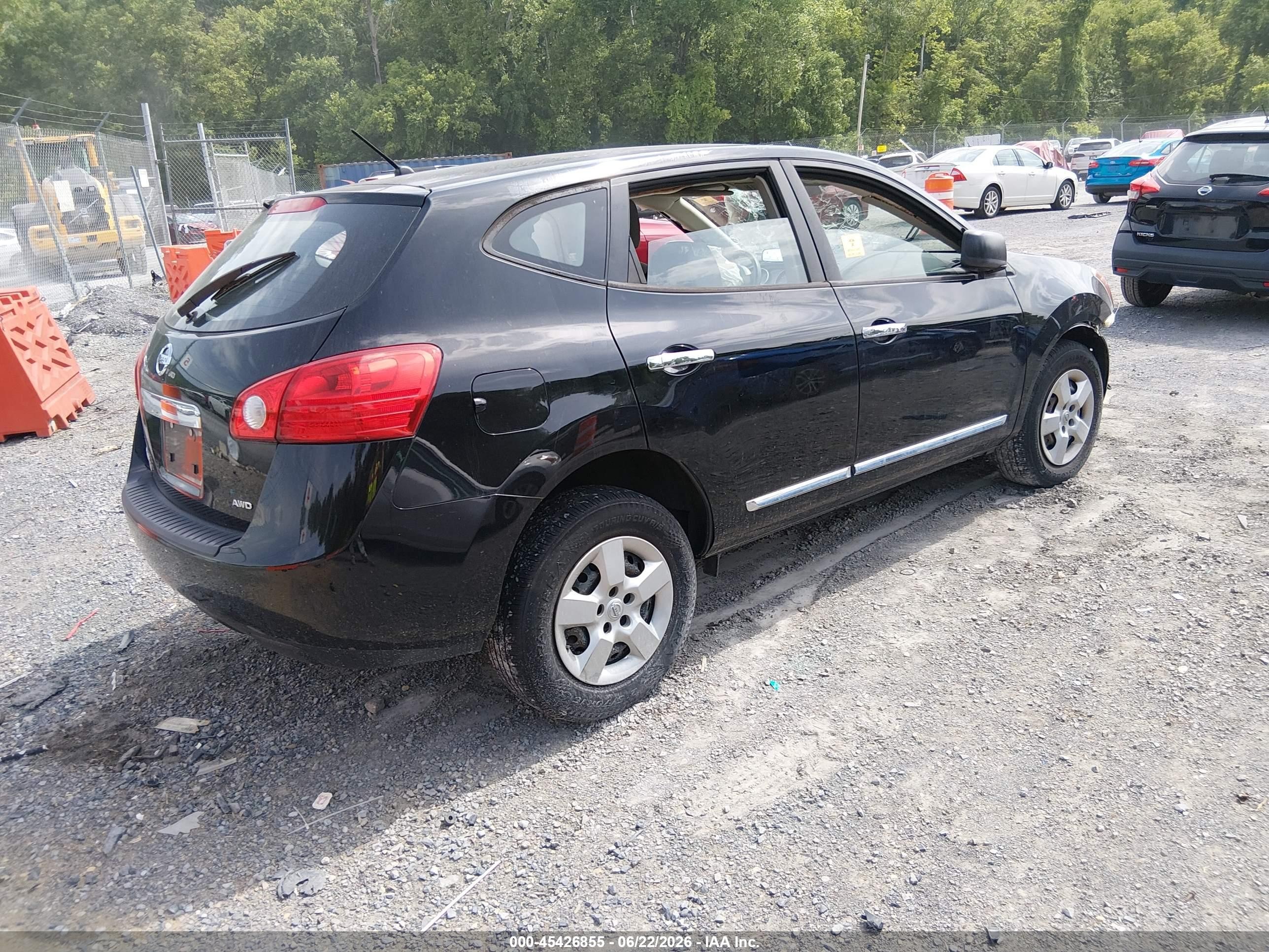 2014 Nissan Rogue Select S Black vin: JN8AS5MV4EW200440