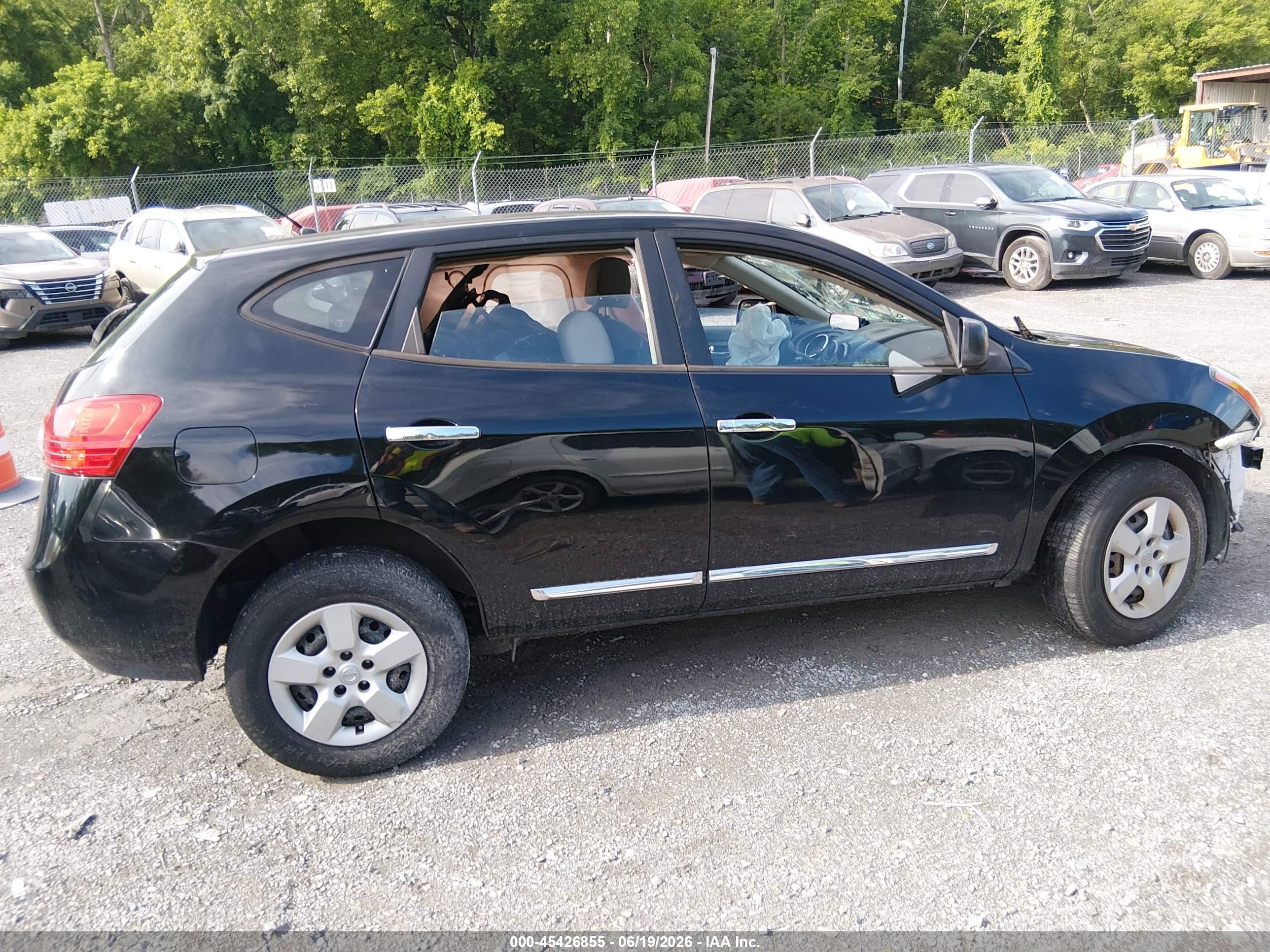 2014 Nissan Rogue Select S Black vin: JN8AS5MV4EW200440