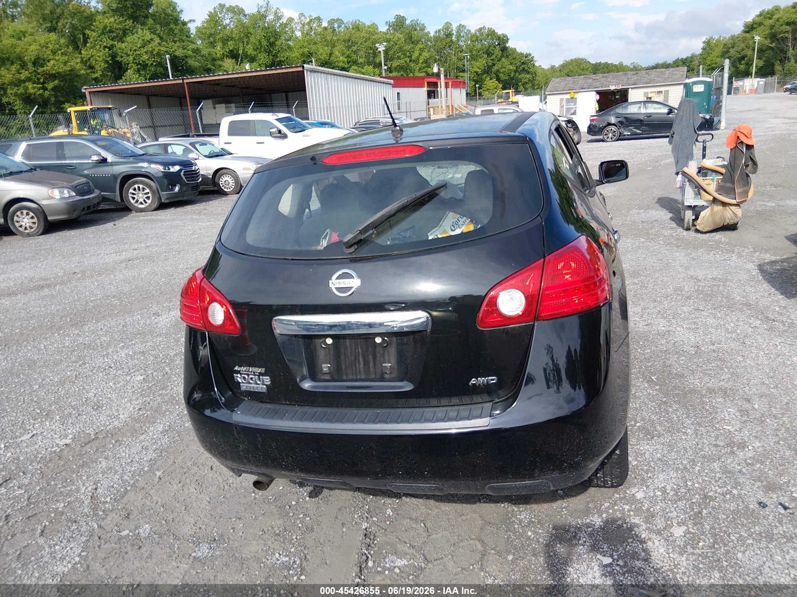 2014 Nissan Rogue Select S Black vin: JN8AS5MV4EW200440