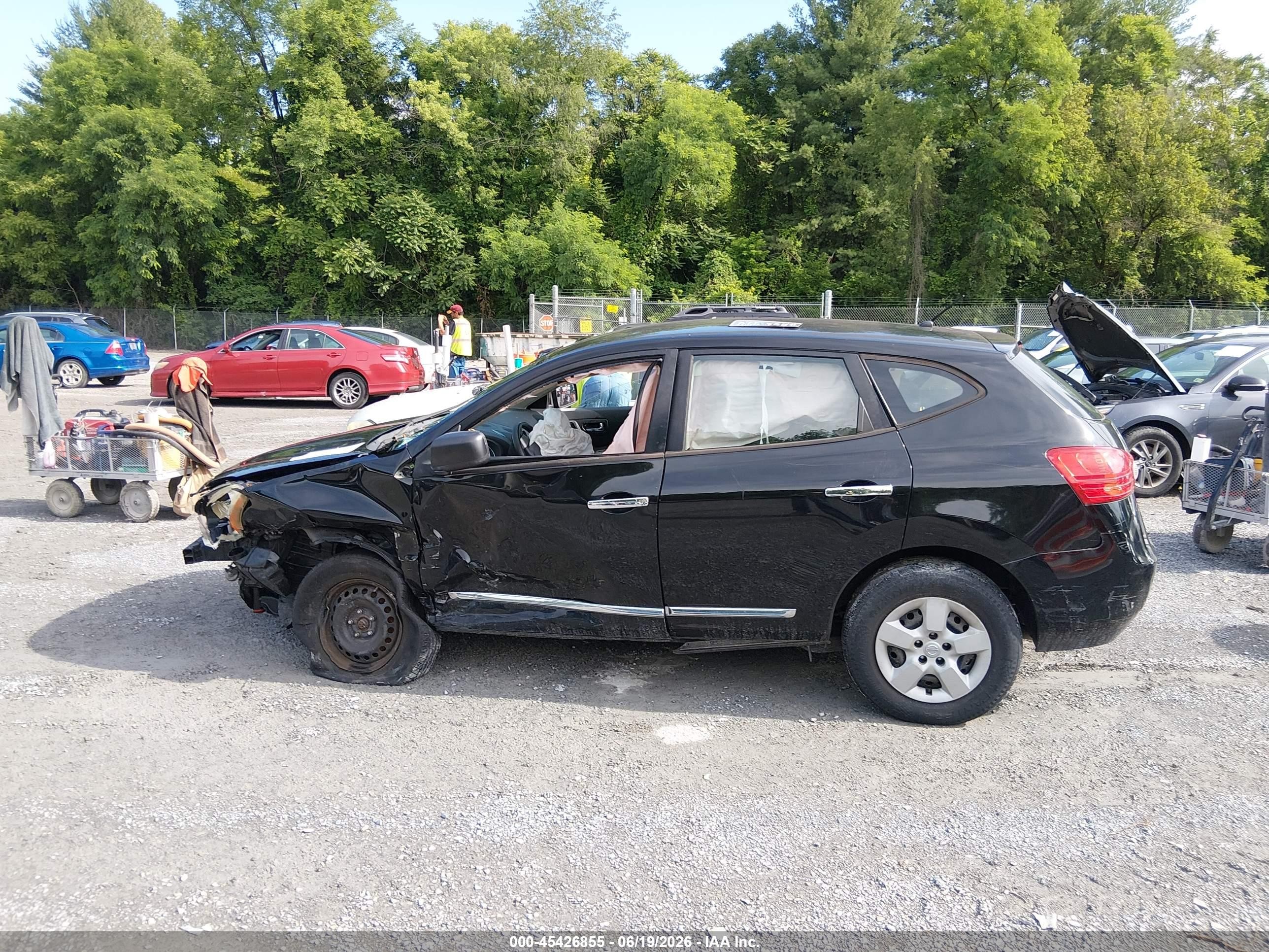 2014 Nissan Rogue Select S Black vin: JN8AS5MV4EW200440