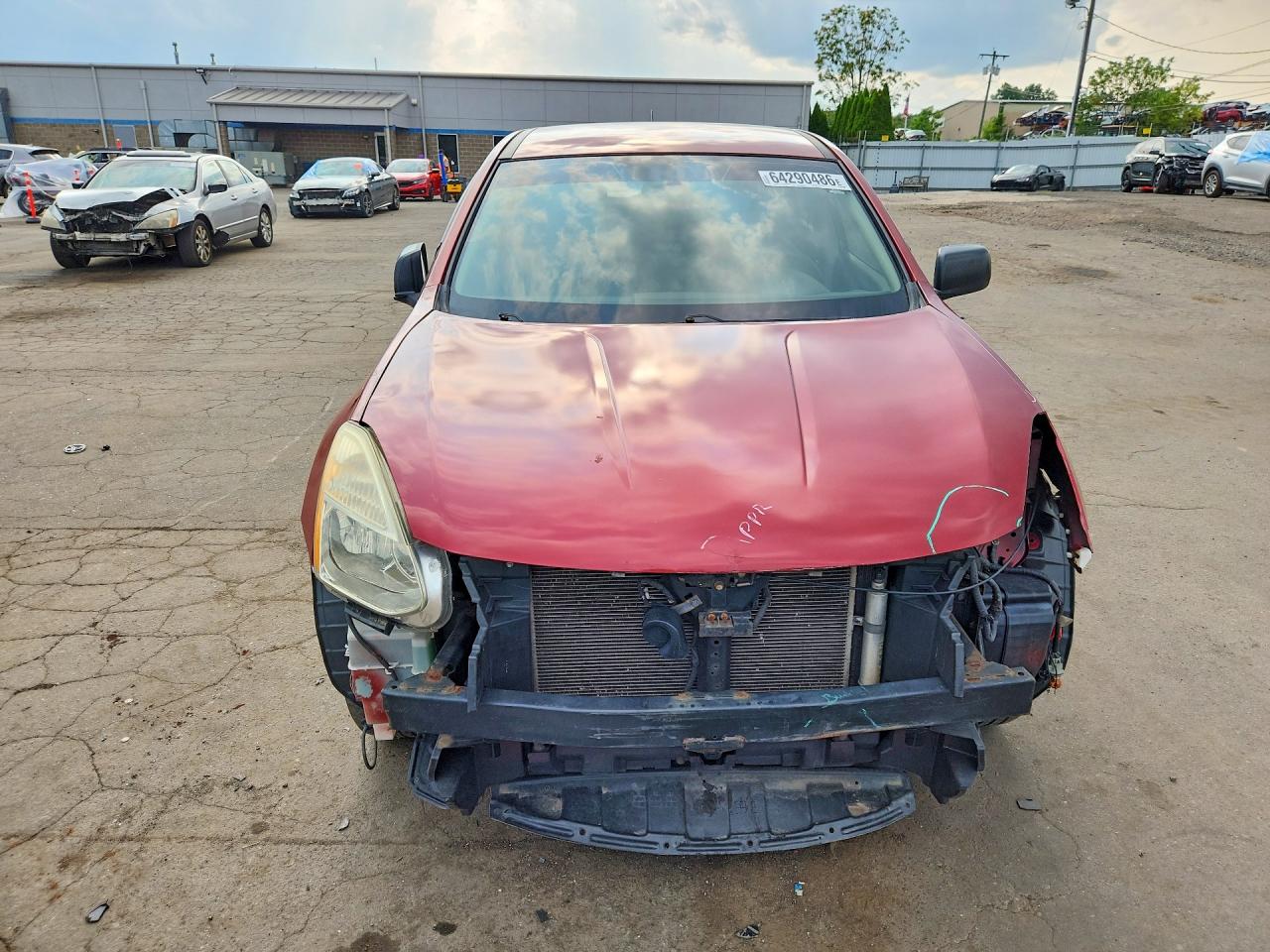 2014 Nissan Rogue Select S Red vin: JN8AS5MV4EW701778