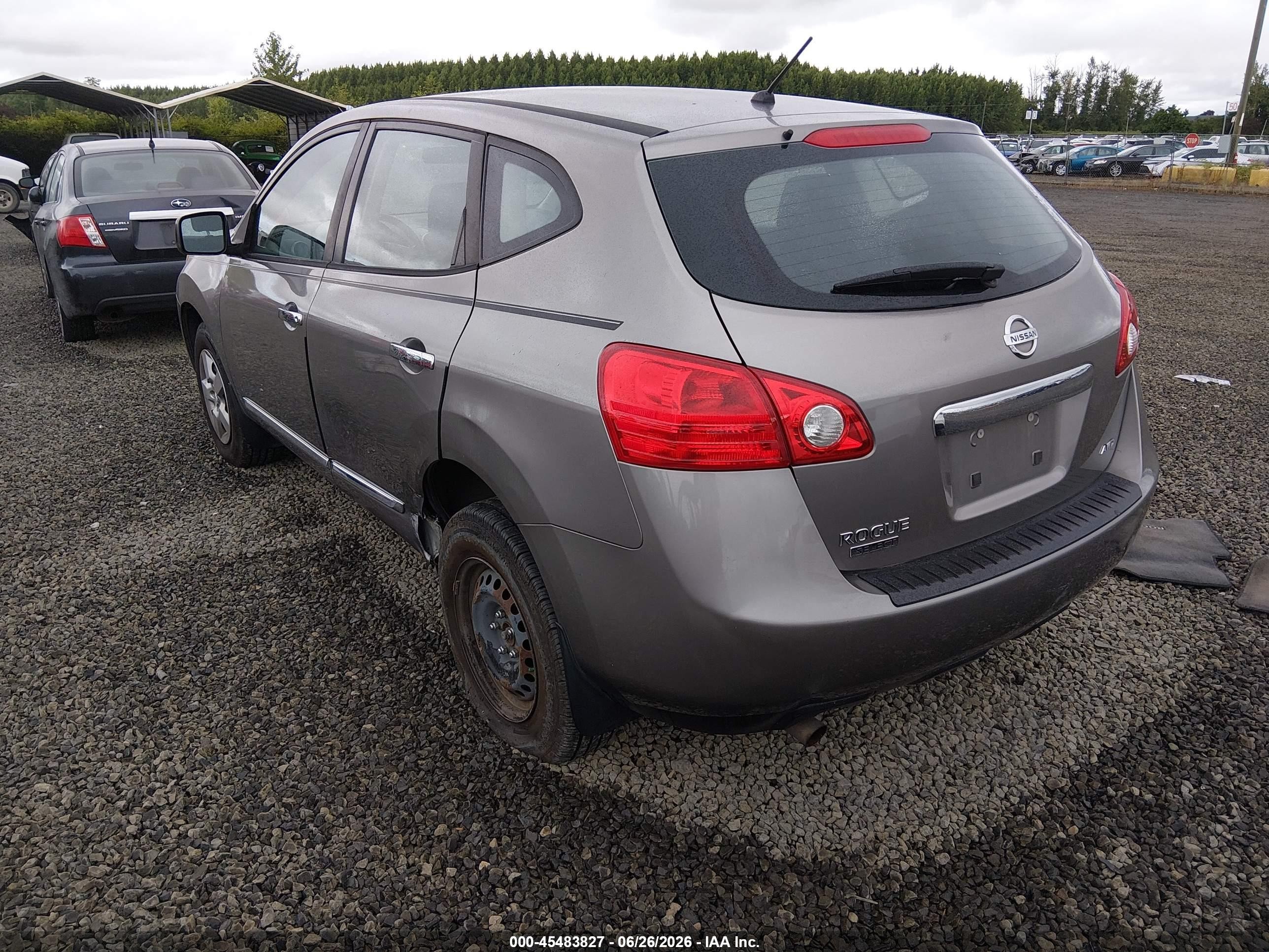 2014 Nissan Rogue Select S Beige vin: JN8AS5MV4EW710478