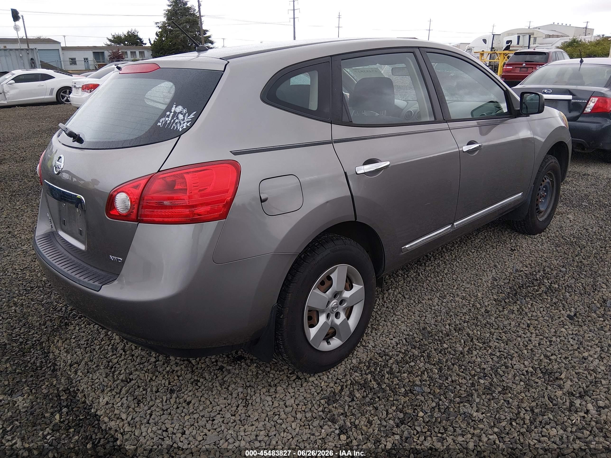 2014 Nissan Rogue Select S Beige vin: JN8AS5MV4EW710478