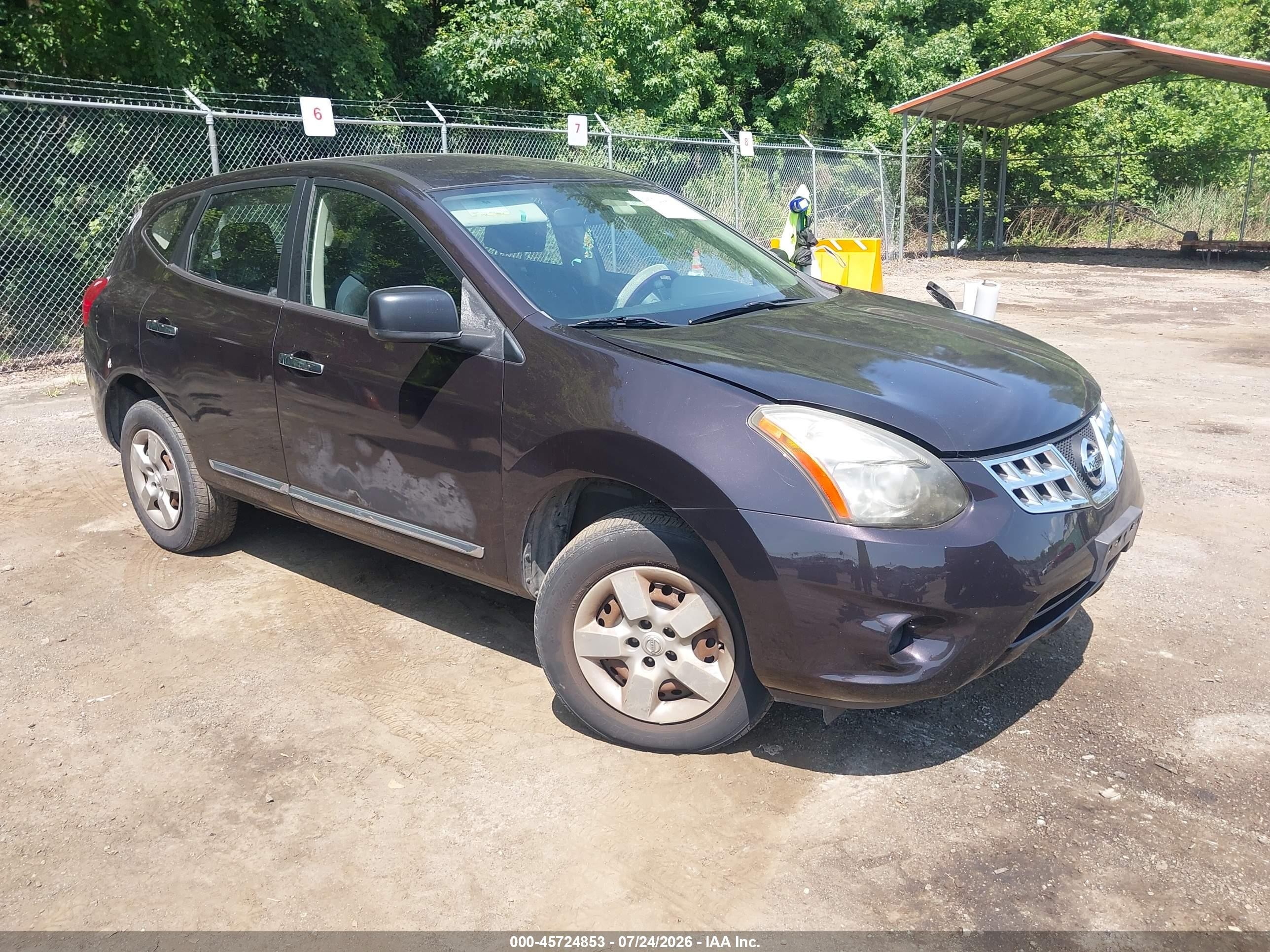 2014 Nissan Rogue Select S Purple vin: JN8AS5MV4EW714210
