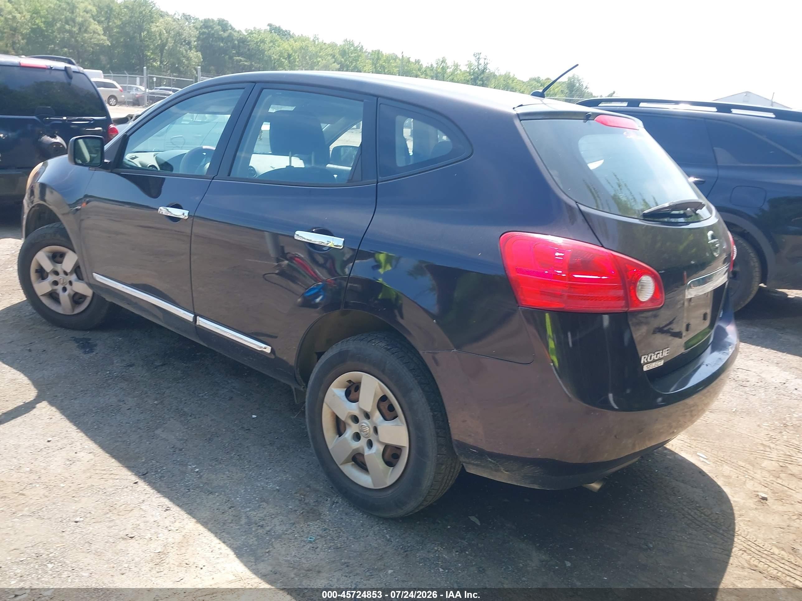 2014 Nissan Rogue Select S Фиолетовый vin: JN8AS5MV4EW714210