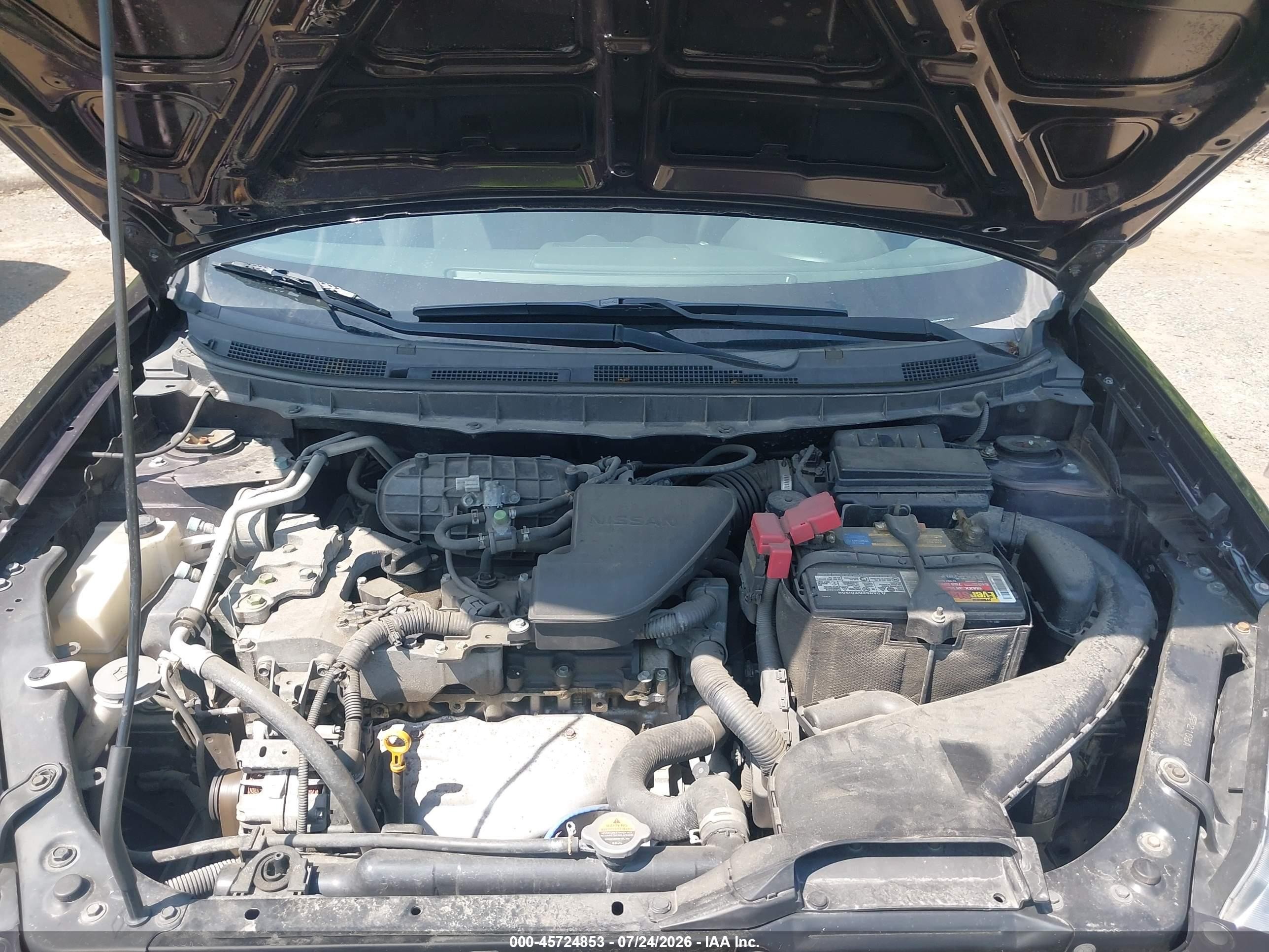 2014 Nissan Rogue Select S Фиолетовый vin: JN8AS5MV4EW714210