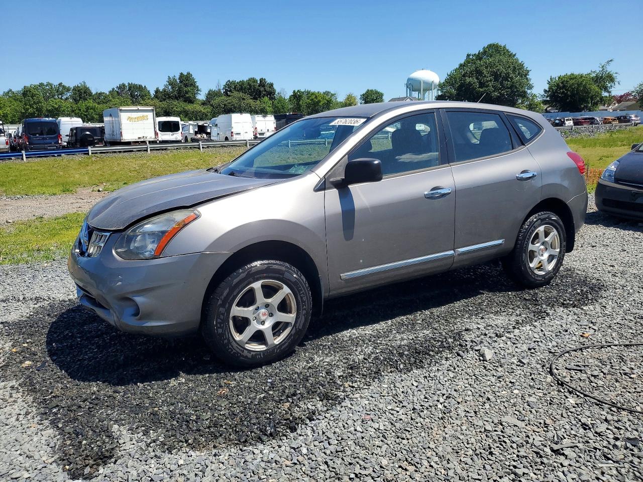 2014 Nissan Rogue Select S Gray vin: JN8AS5MV4EW715082