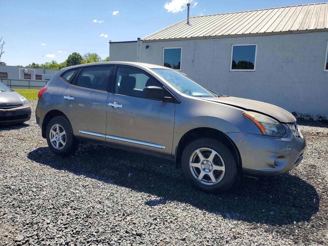 2014 Nissan Rogue Select S Gray vin: JN8AS5MV4EW715082