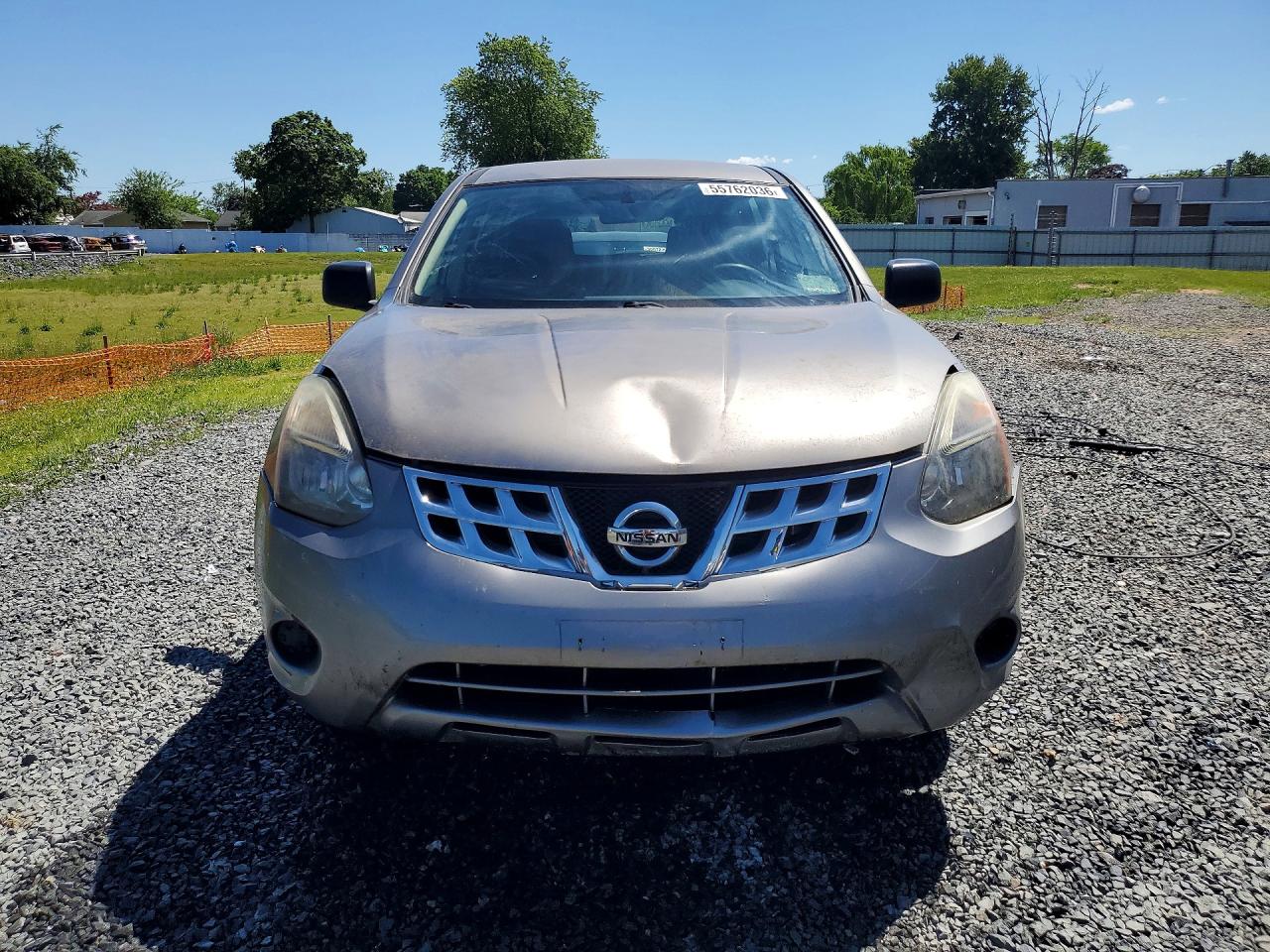 2014 Nissan Rogue Select S Gray vin: JN8AS5MV4EW715082