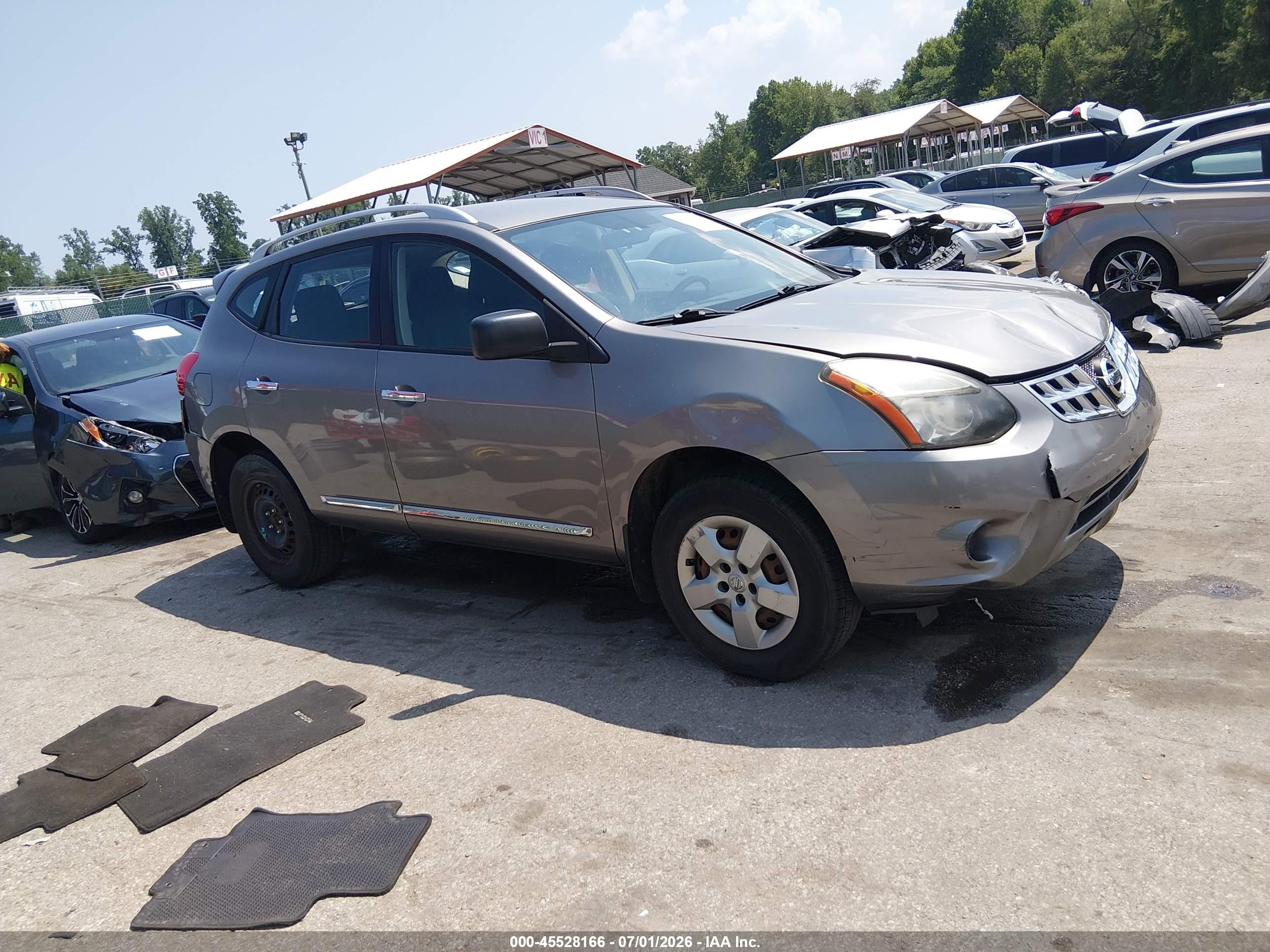2015 Nissan Rogue Select S Pewter vin: JN8AS5MV4FW258582