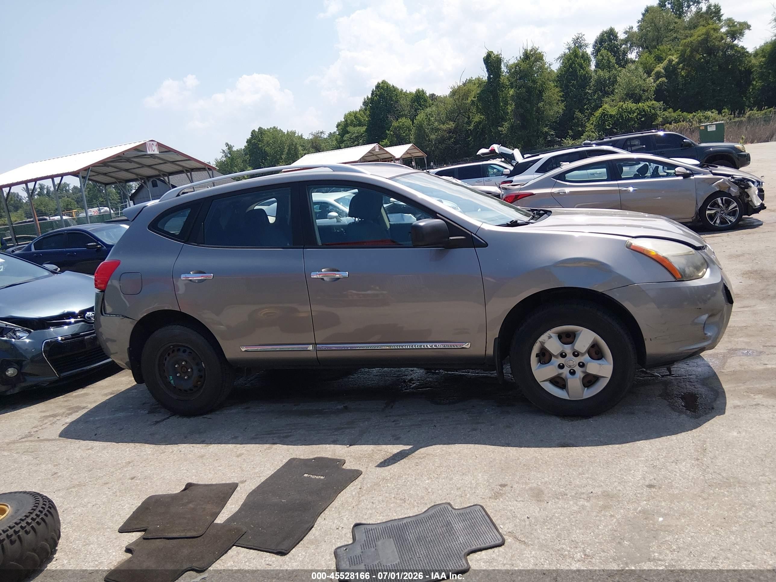2015 Nissan Rogue Select S Pewter vin: JN8AS5MV4FW258582