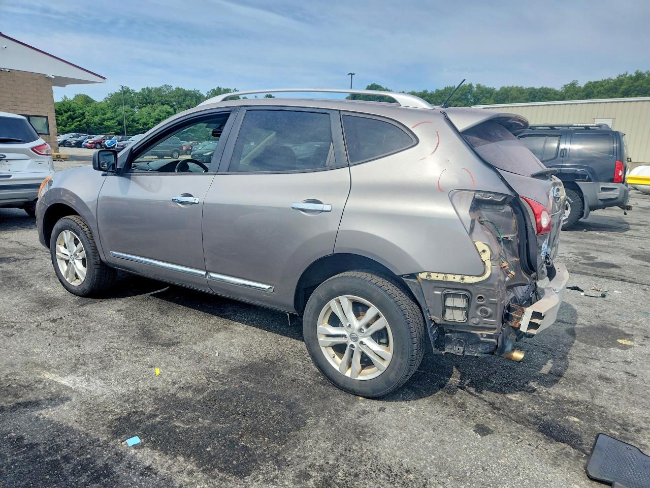 2015 Nissan Rogue Select S Gray vin: JN8AS5MV4FW753042
