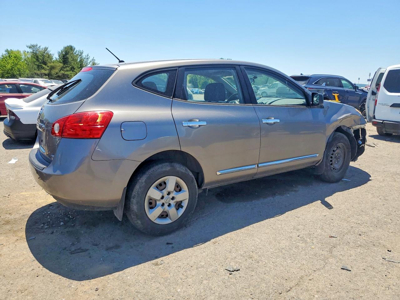 2015 Nissan Rogue Select S Gray vin: JN8AS5MV4FW769404