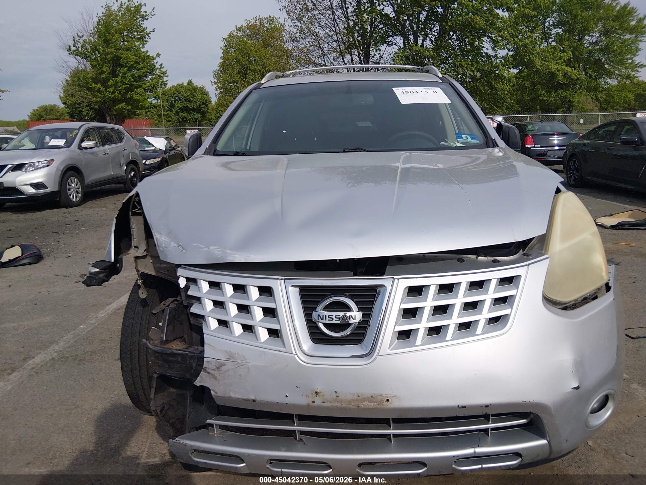2010 Nissan Rogue Sl Серебряный vin: JN8AS5MV5AW102088