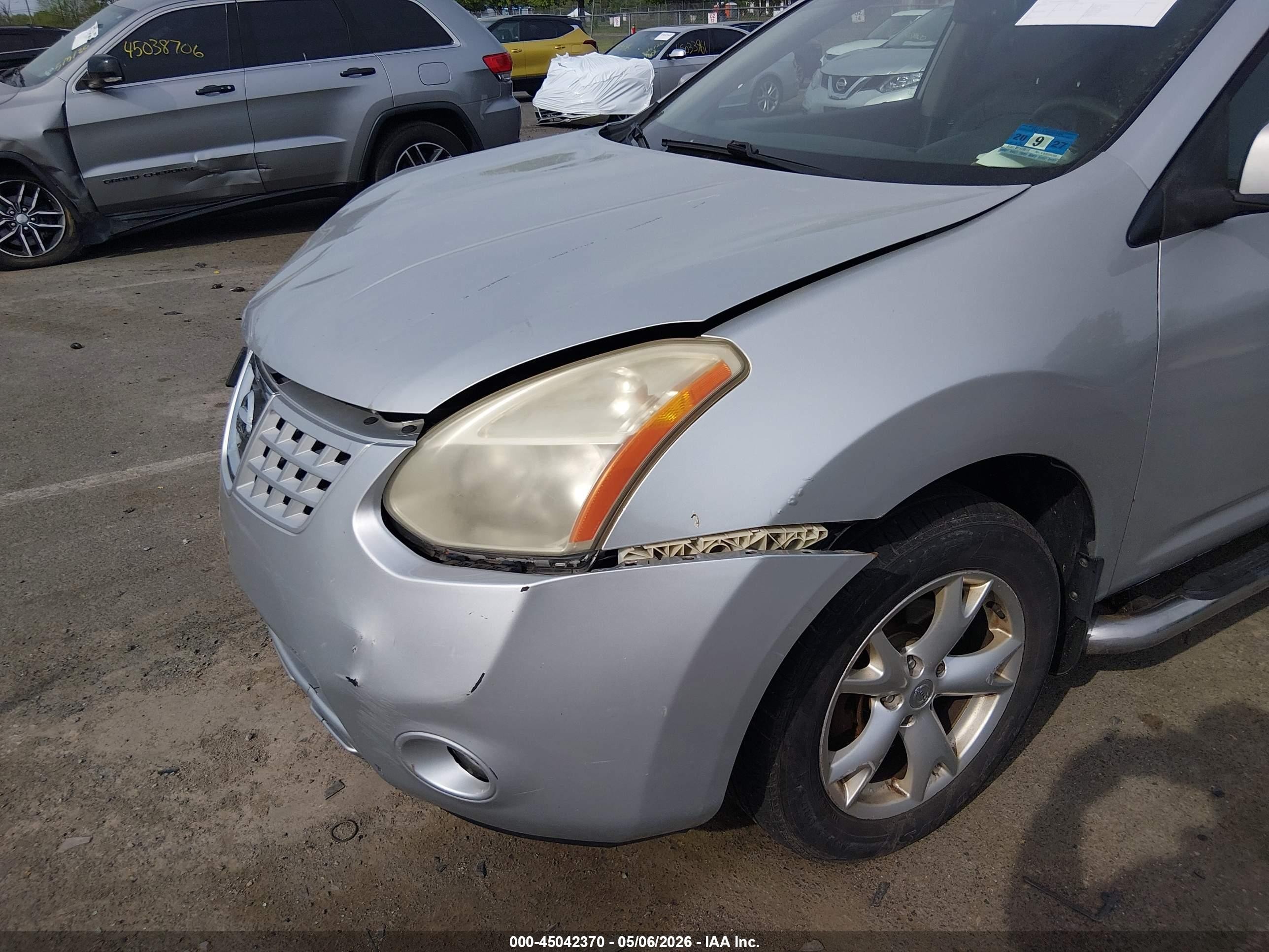 2010 Nissan Rogue Sl Серебряный vin: JN8AS5MV5AW102088
