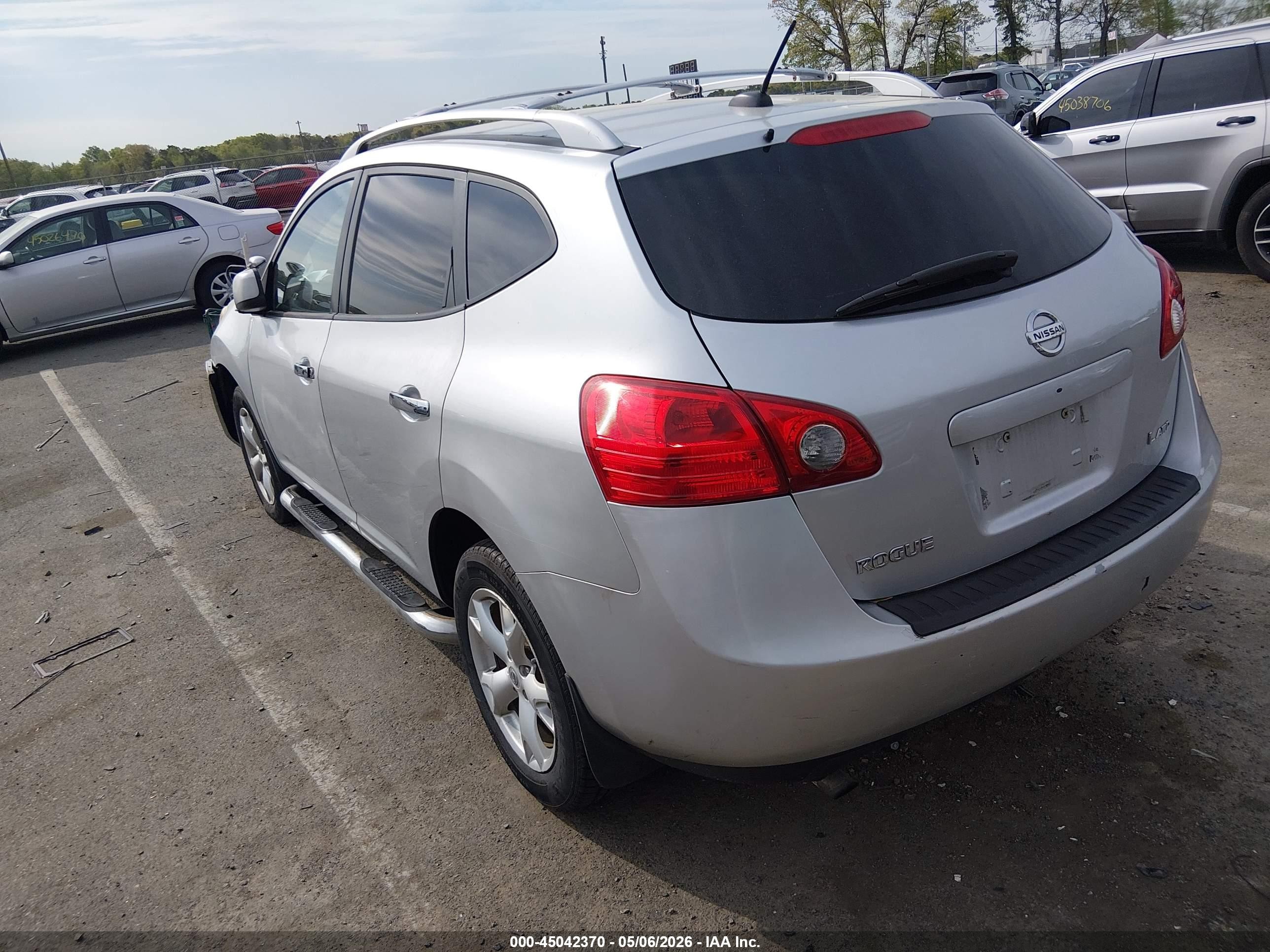2010 Nissan Rogue Sl Серебряный vin: JN8AS5MV5AW102088