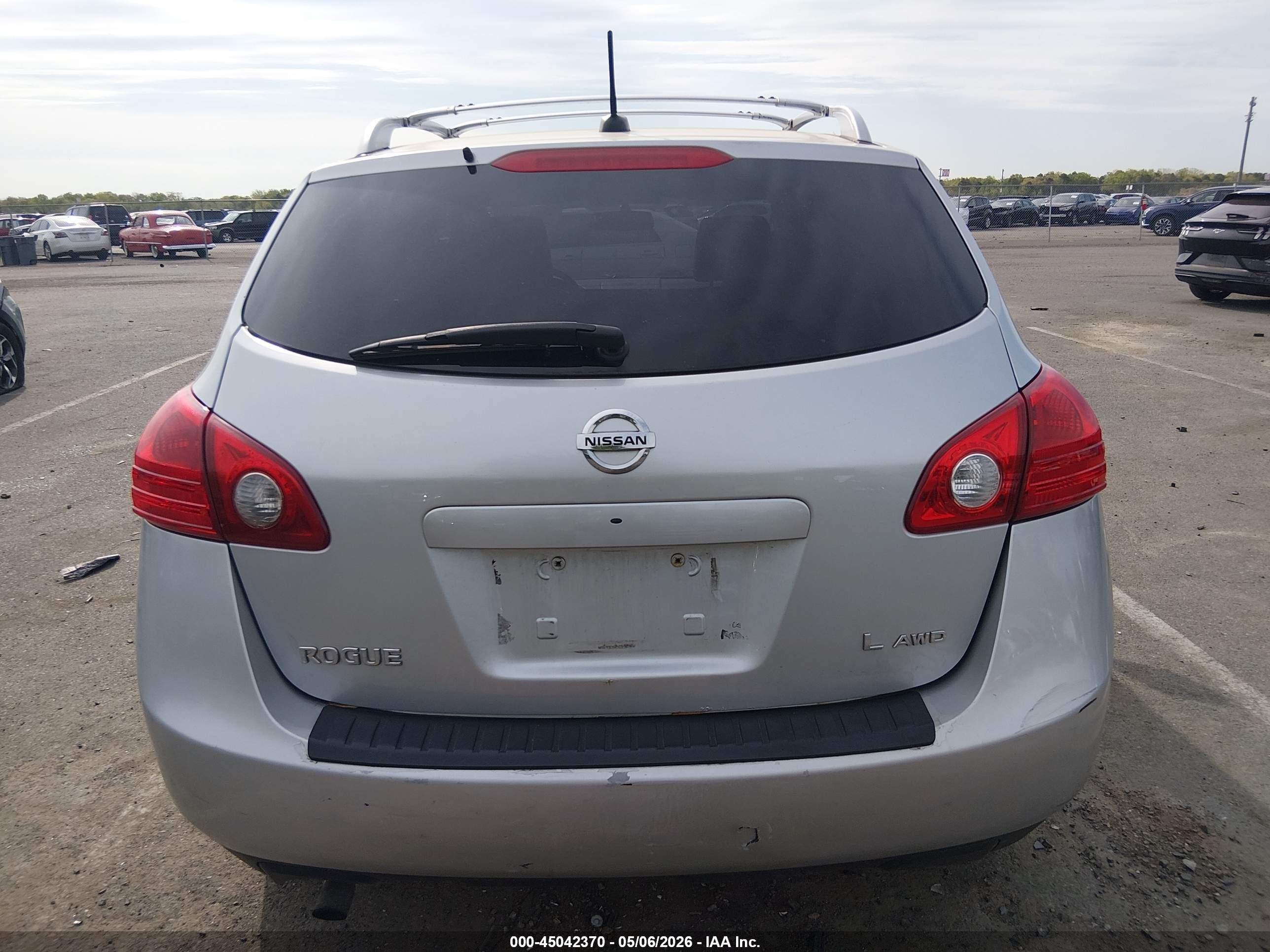 2010 Nissan Rogue Sl Серебряный vin: JN8AS5MV5AW102088
