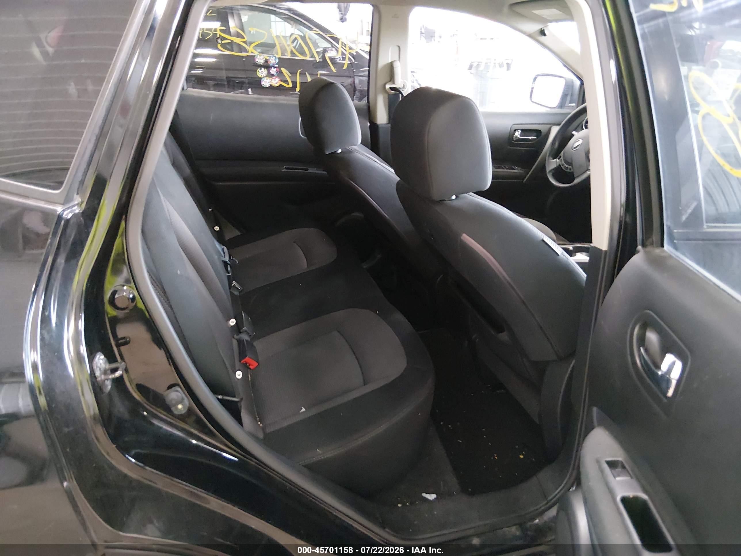 2010 Nissan Rogue Sl Black vin: JN8AS5MV5AW110742