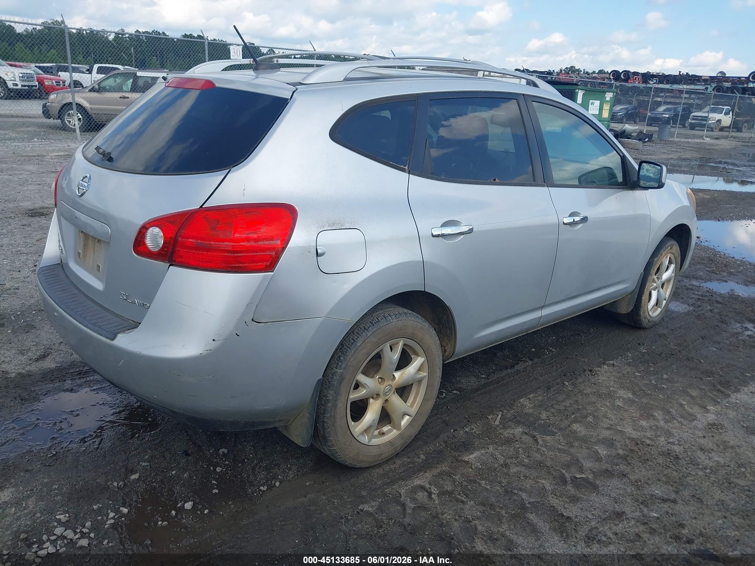 2010 Nissan Rogue Sl Серебряный vin: JN8AS5MV5AW112880