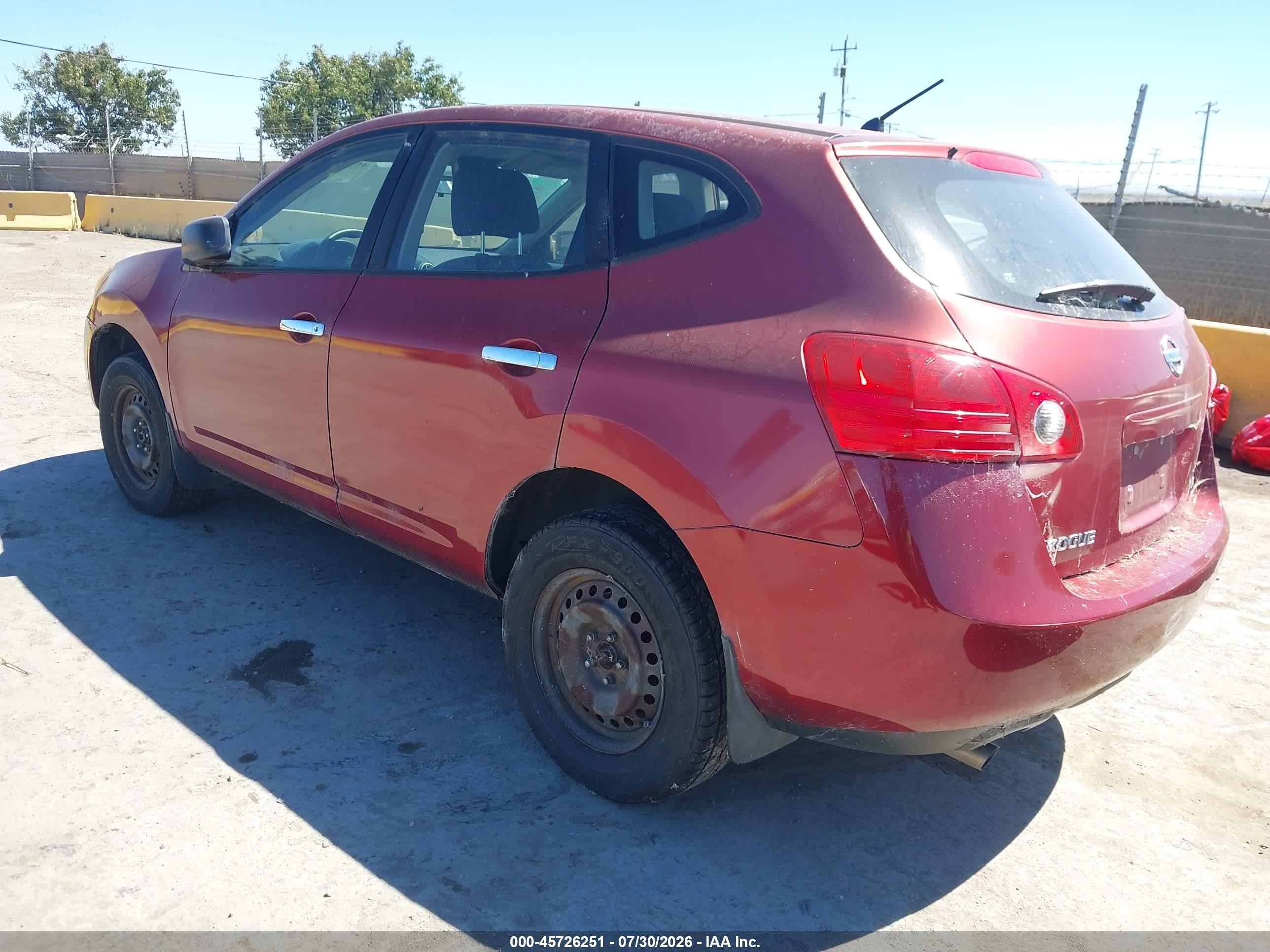2010 Nissan Rogue S Red vin: JN8AS5MV5AW113124