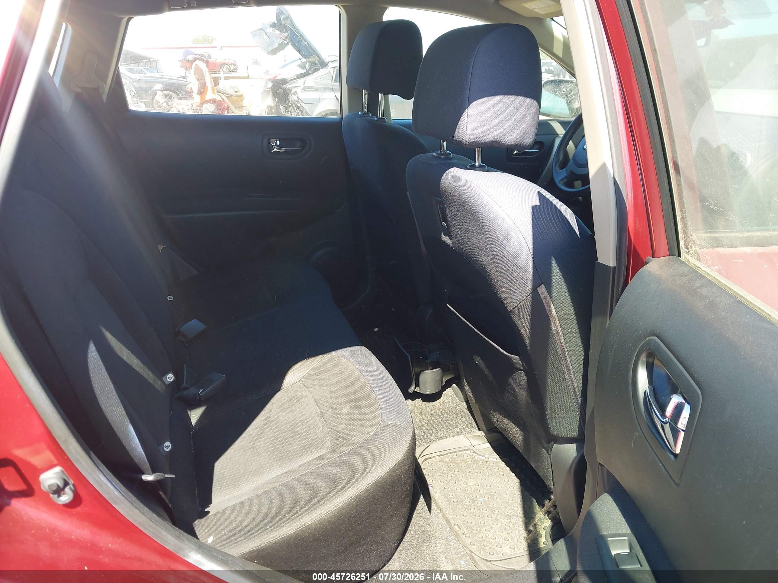 2010 Nissan Rogue S Red vin: JN8AS5MV5AW113124