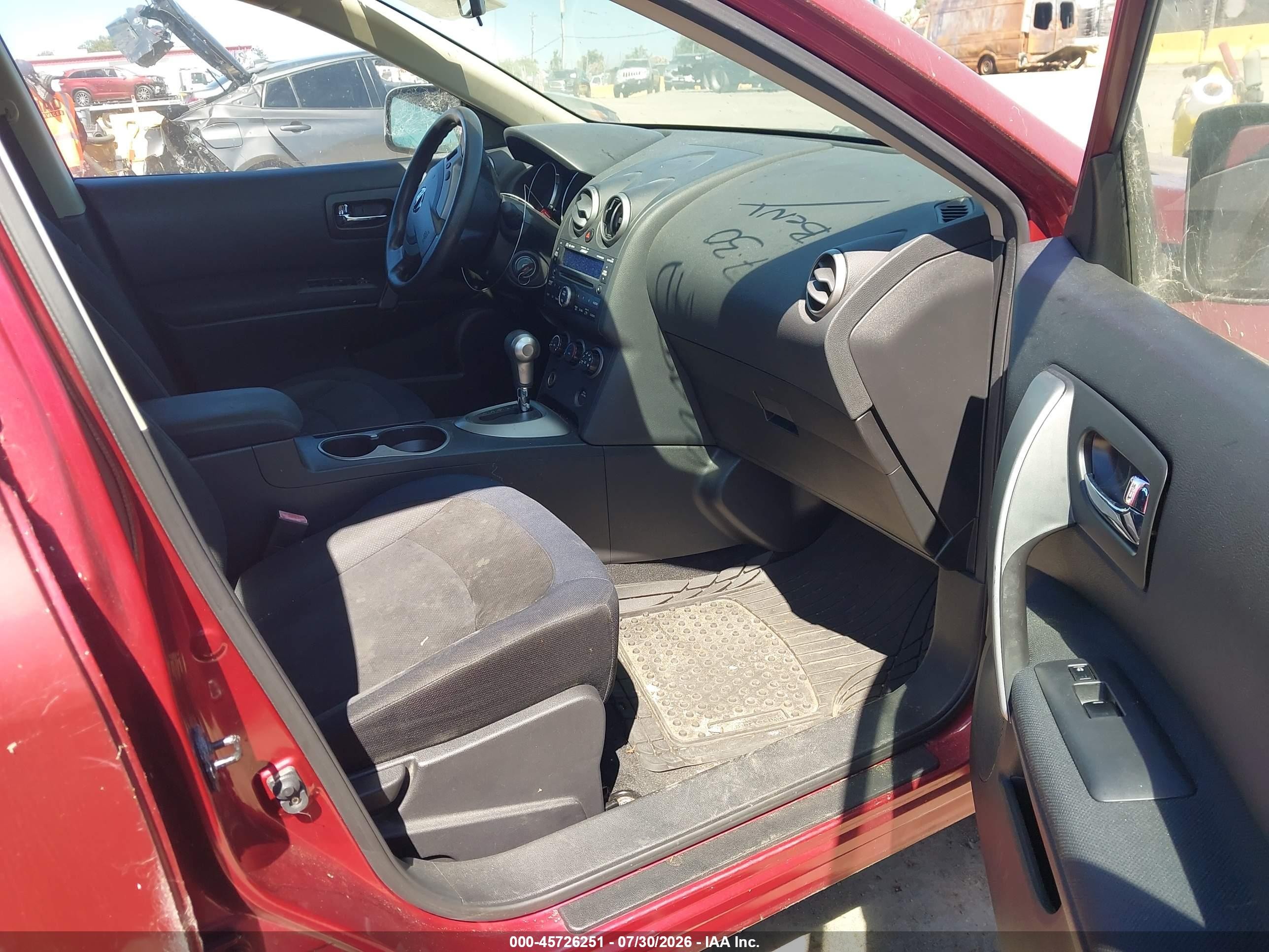 2010 Nissan Rogue S Red vin: JN8AS5MV5AW113124