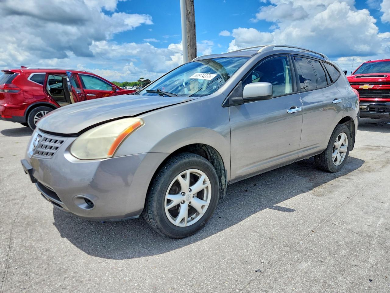 2010 Nissan Rogue Silver vin: JN8AS5MV5AW132448