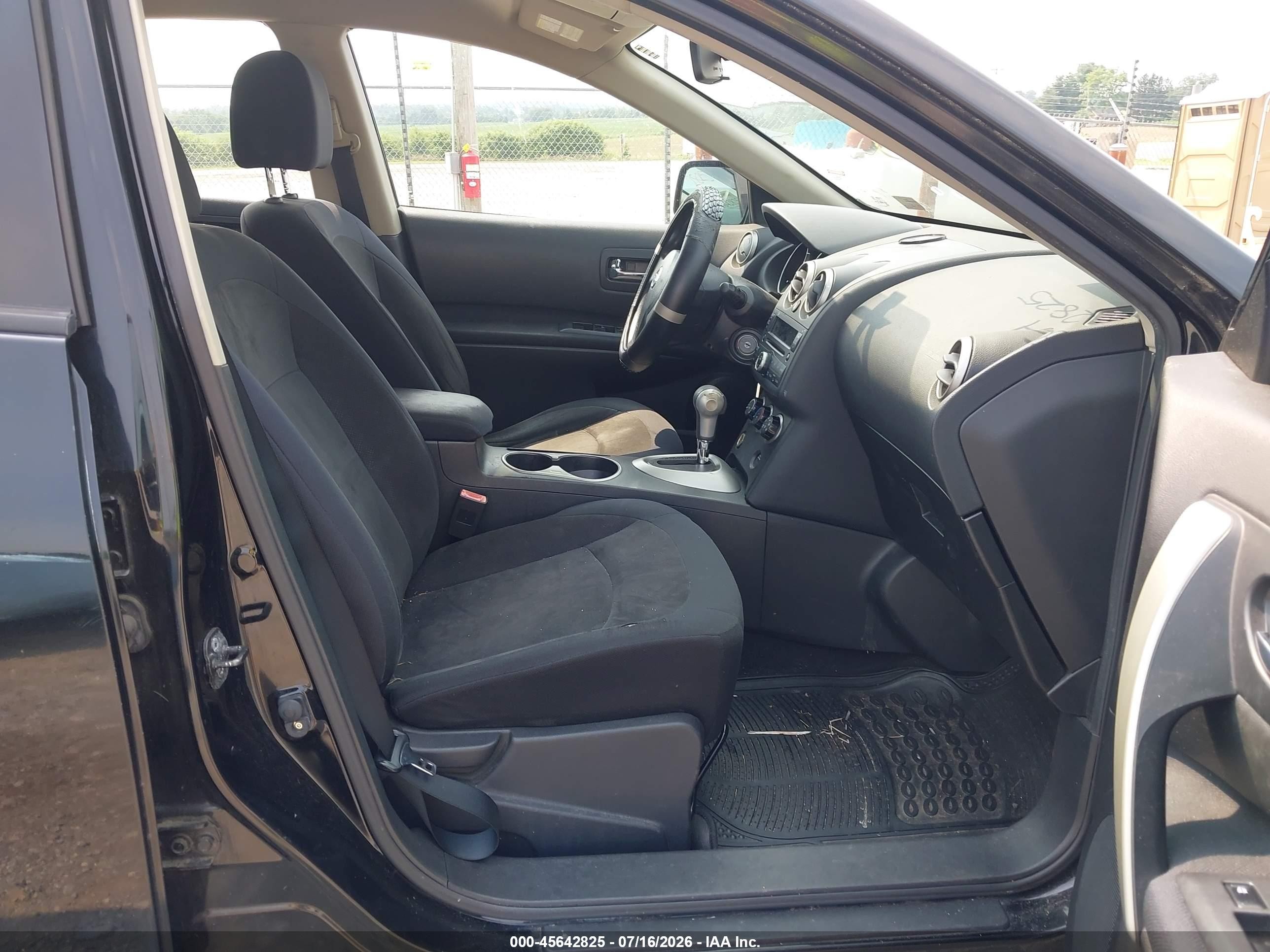 2010 Nissan Rogue S Black vin: JN8AS5MV5AW138525