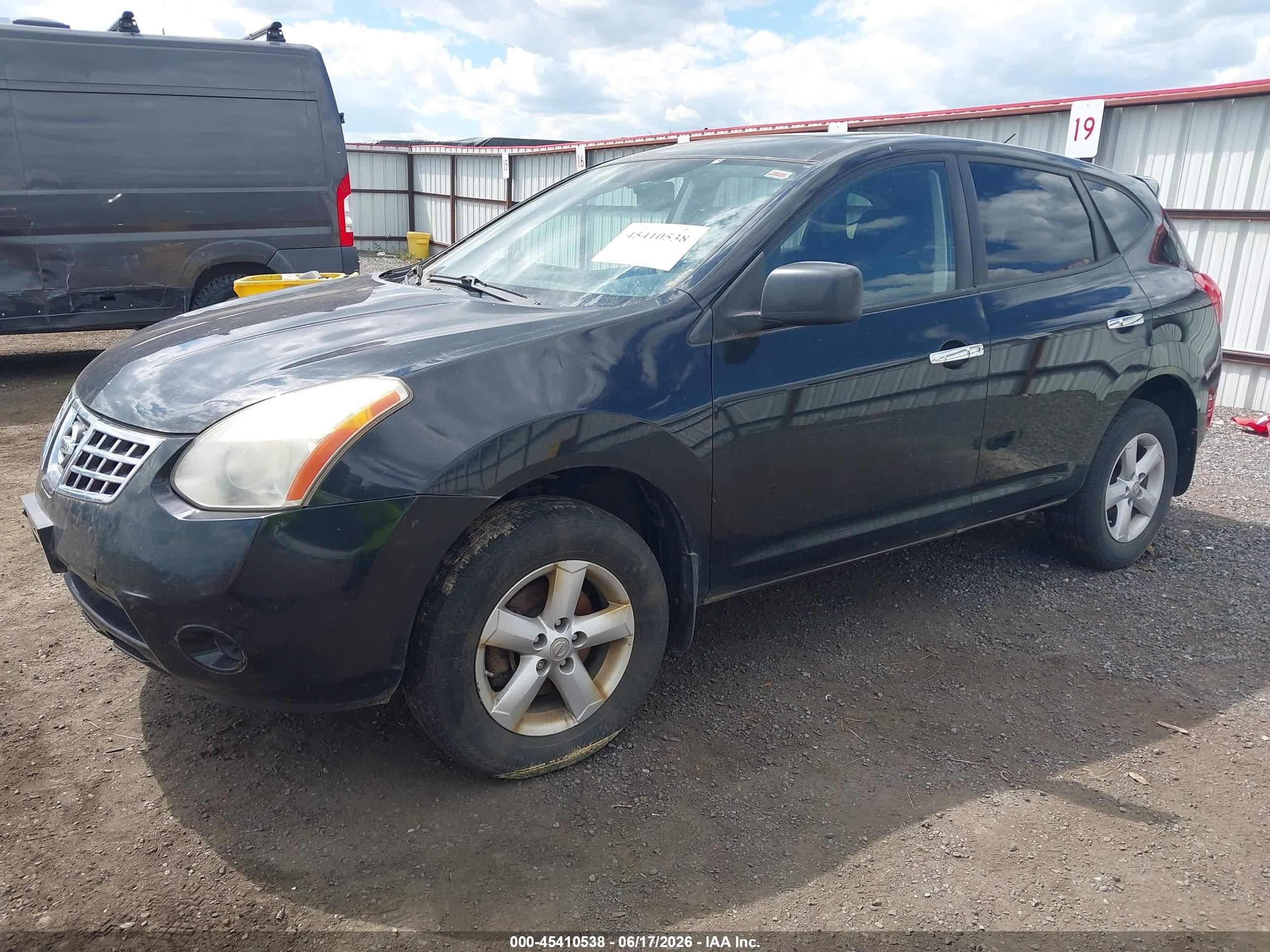 2010 Nissan Rogue S Black vin: JN8AS5MV5AW141540