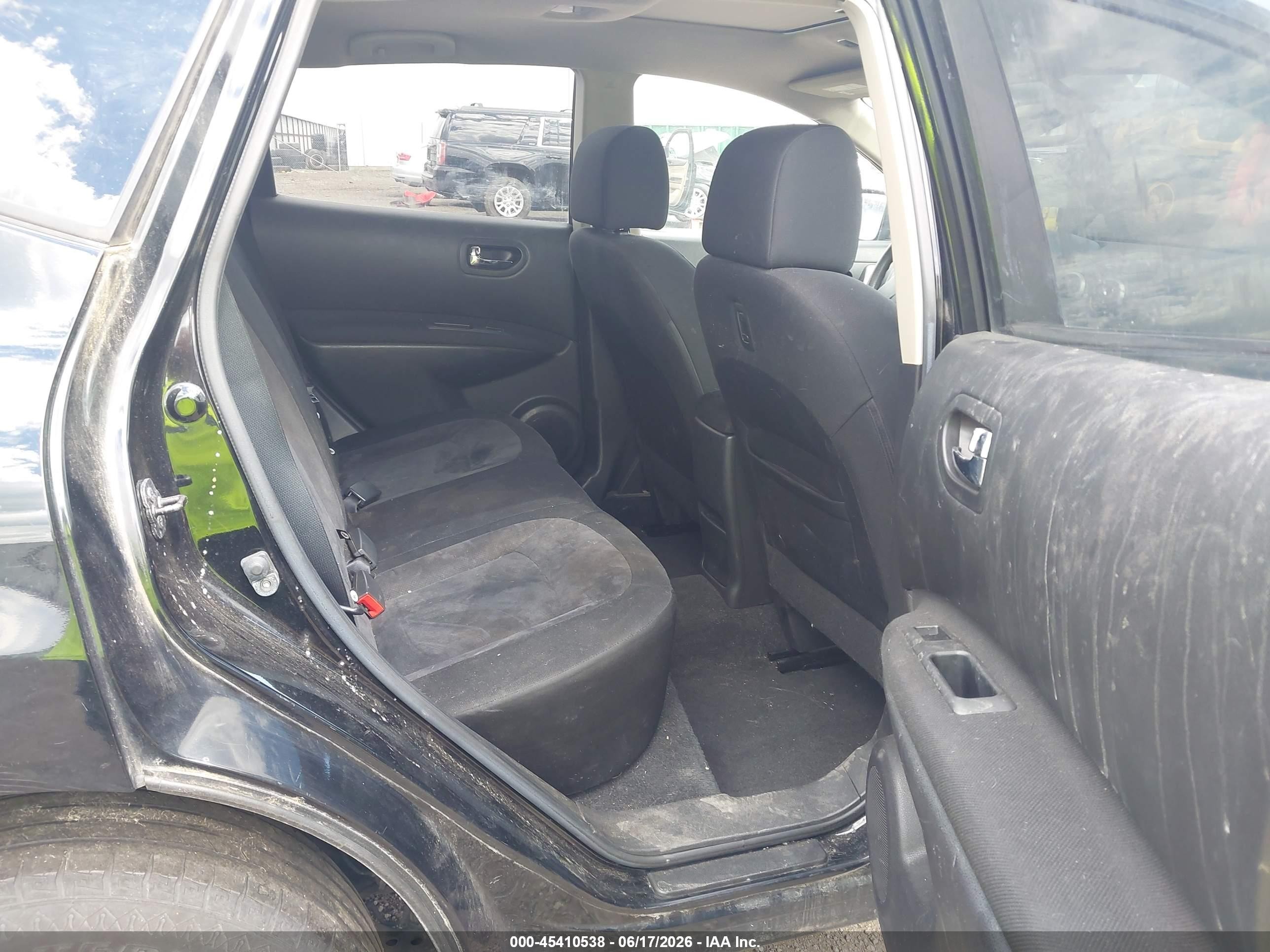 2010 Nissan Rogue S Black vin: JN8AS5MV5AW141540