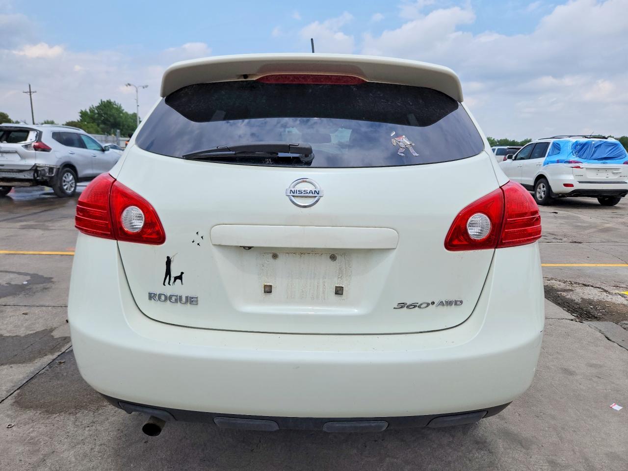 2010 Nissan Rogue S/sl/krom White vin: JN8AS5MV5AW144891