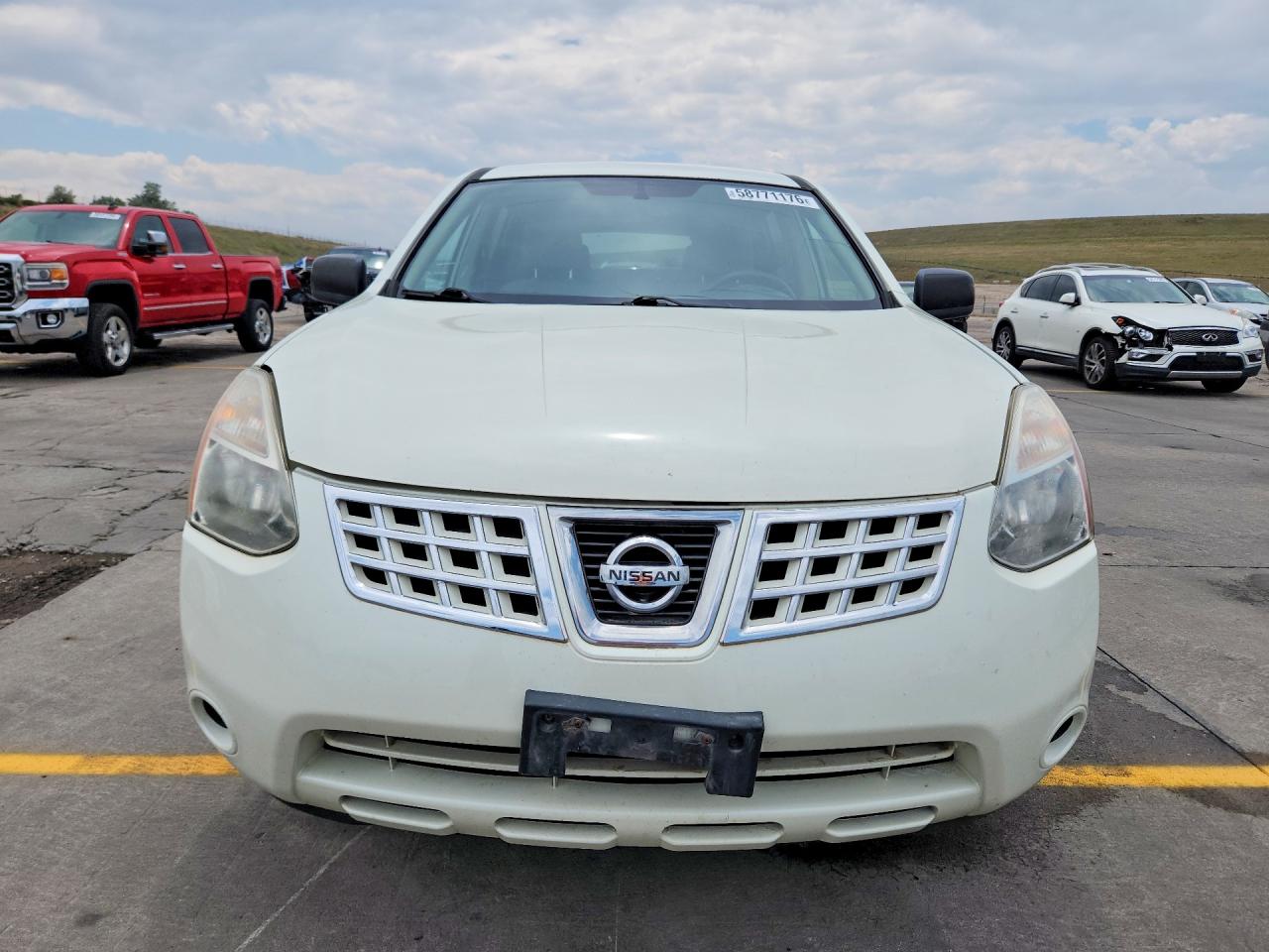 2010 Nissan Rogue S/sl/krom White vin: JN8AS5MV5AW144891