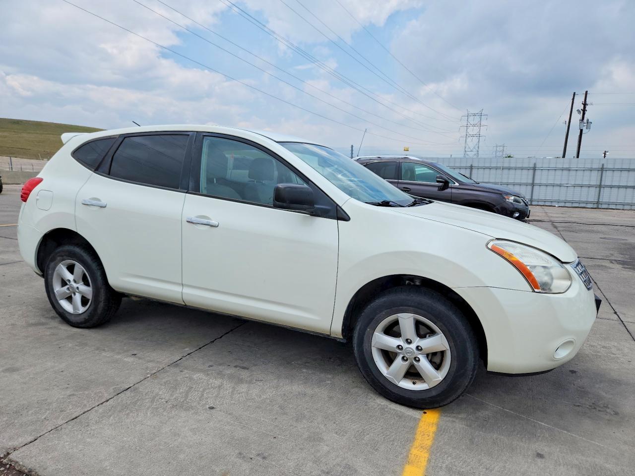 2010 Nissan Rogue S/sl/krom White vin: JN8AS5MV5AW144891