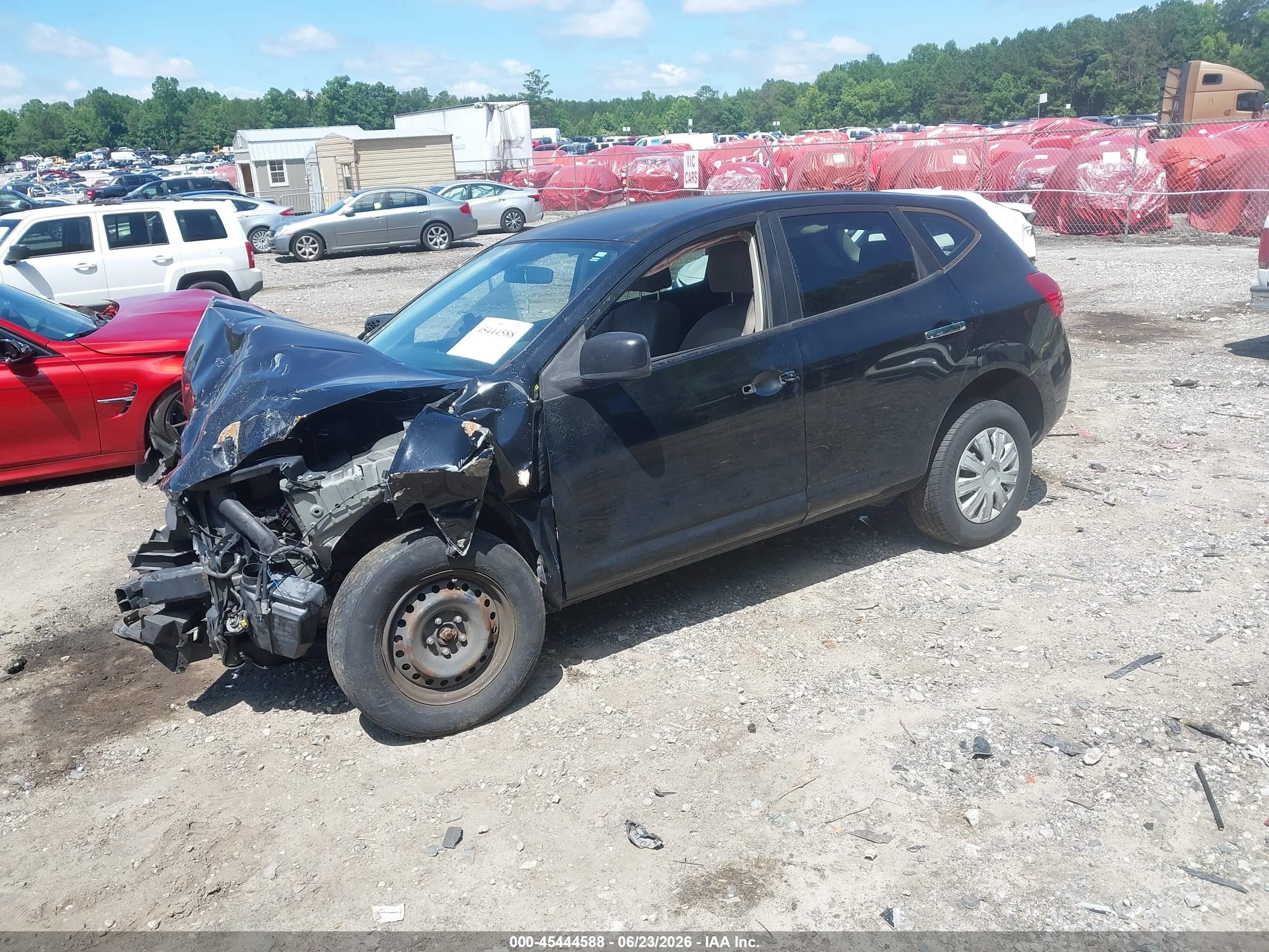 2010 Nissan Rogue S Black vin: JN8AS5MV5AW149735