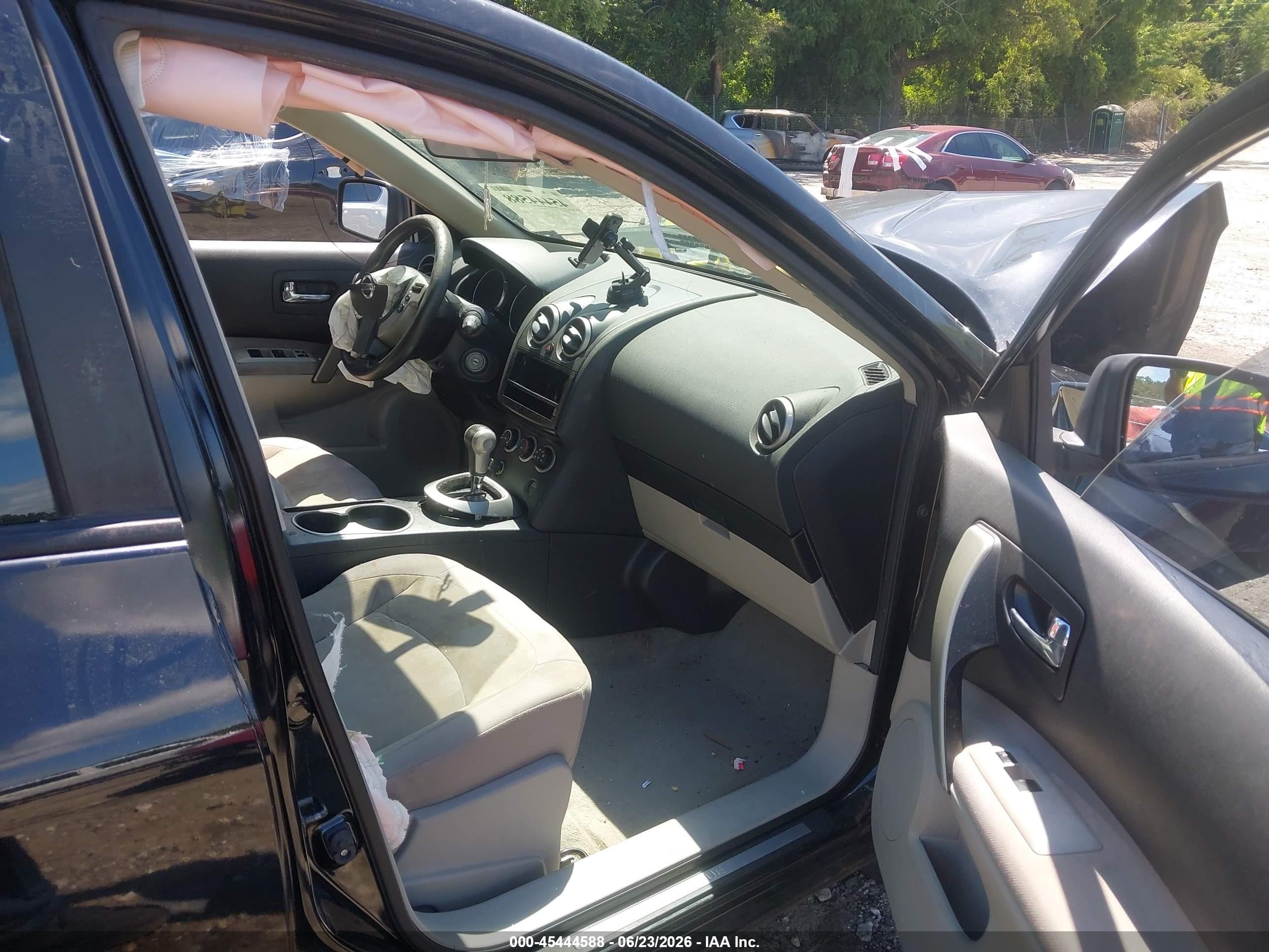 2010 Nissan Rogue S Black vin: JN8AS5MV5AW149735