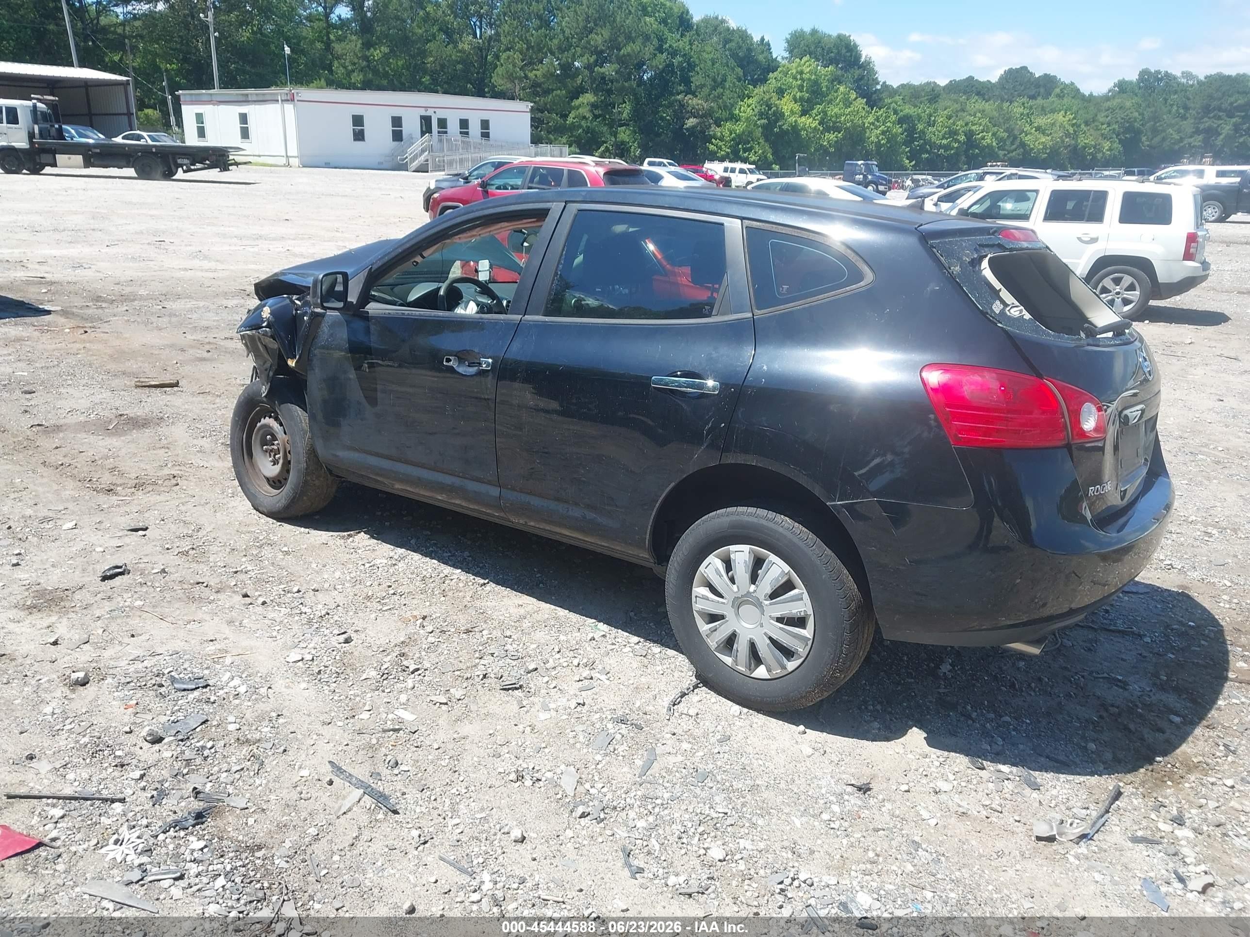 2010 Nissan Rogue S Black vin: JN8AS5MV5AW149735