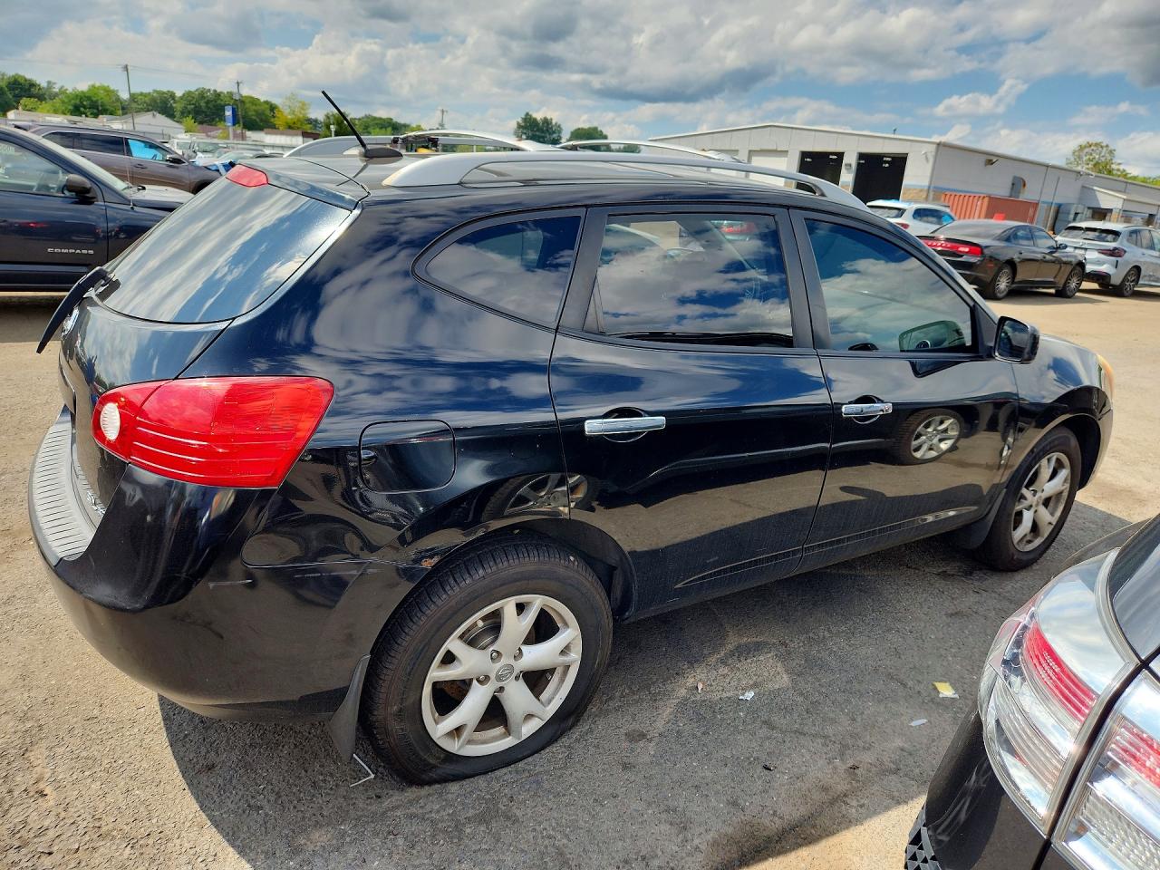 2010 Nissan Rogue S Black vin: JN8AS5MV5AW600923