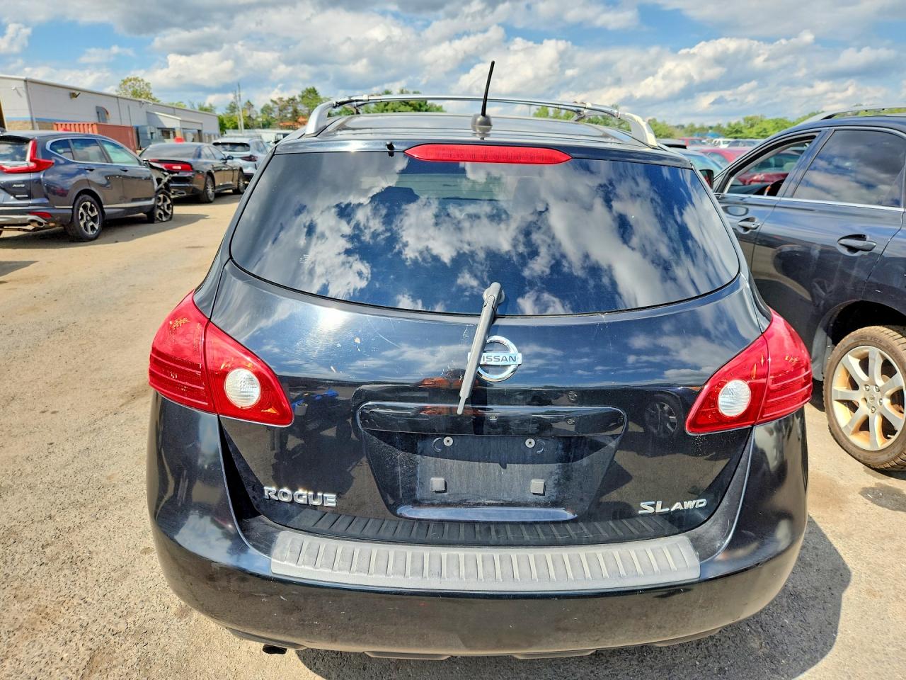 2010 Nissan Rogue S Black vin: JN8AS5MV5AW600923