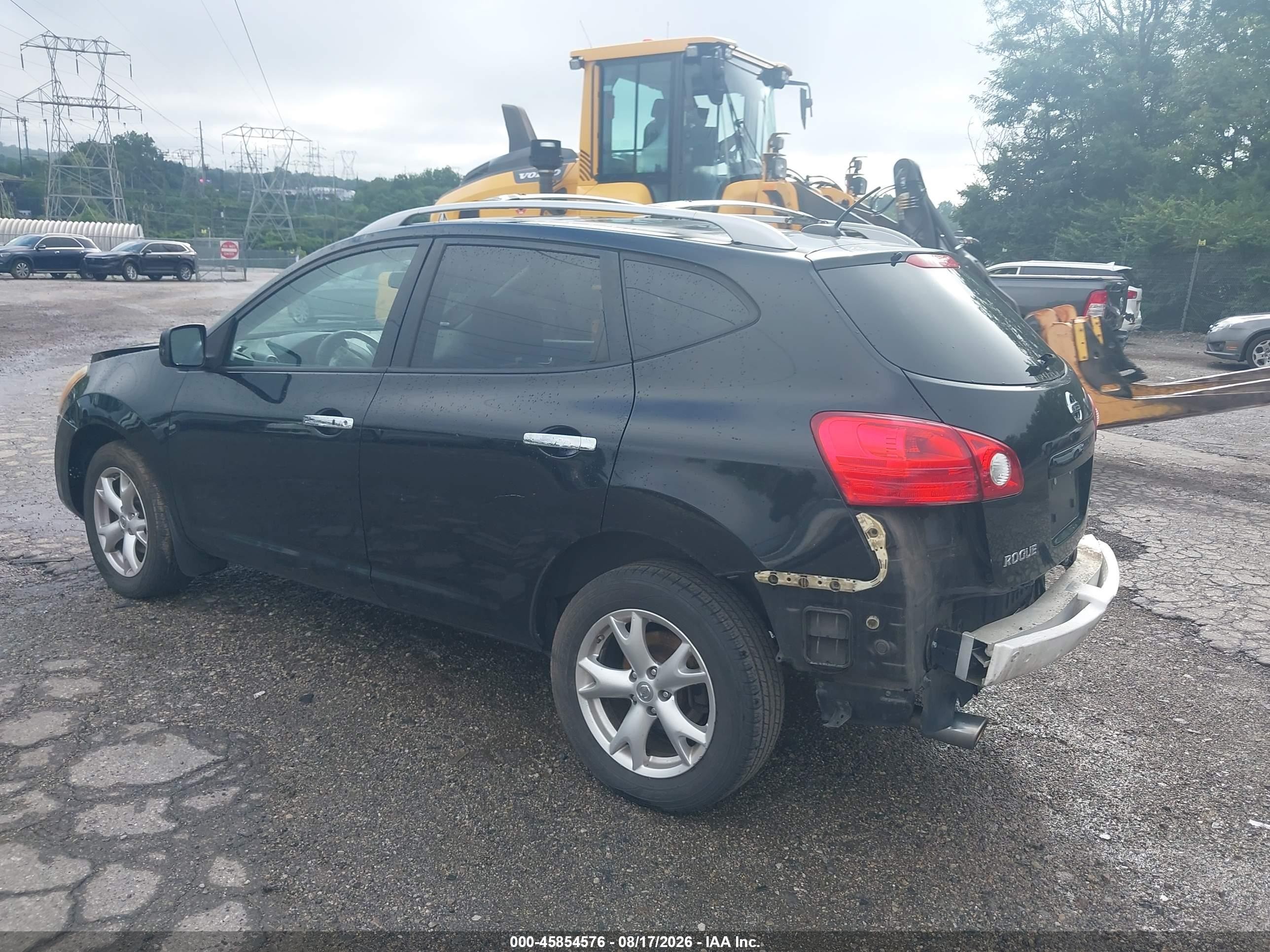 2010 Nissan Rogue Sl Black vin: JN8AS5MV5AW602249