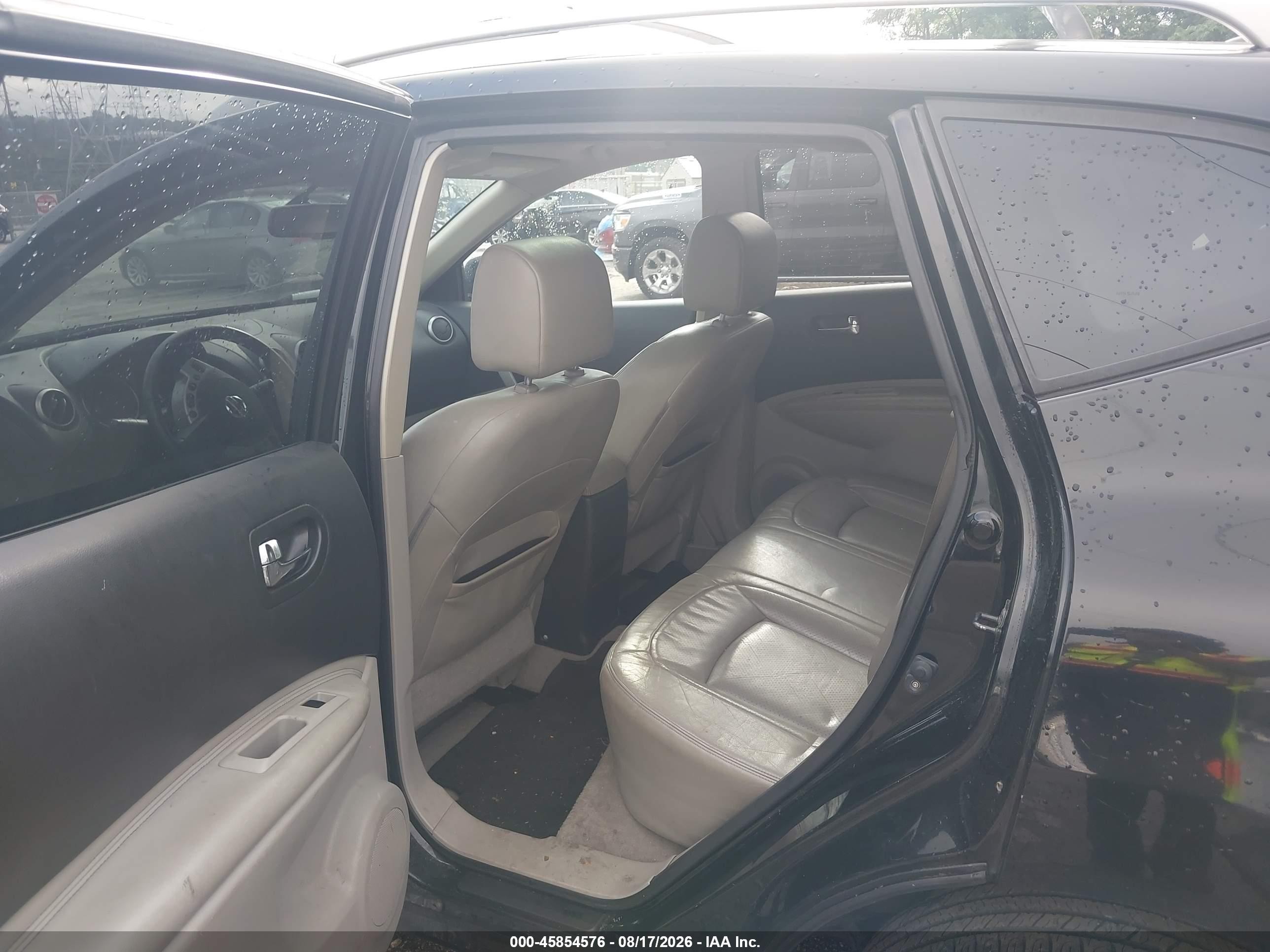 2010 Nissan Rogue Sl Black vin: JN8AS5MV5AW602249