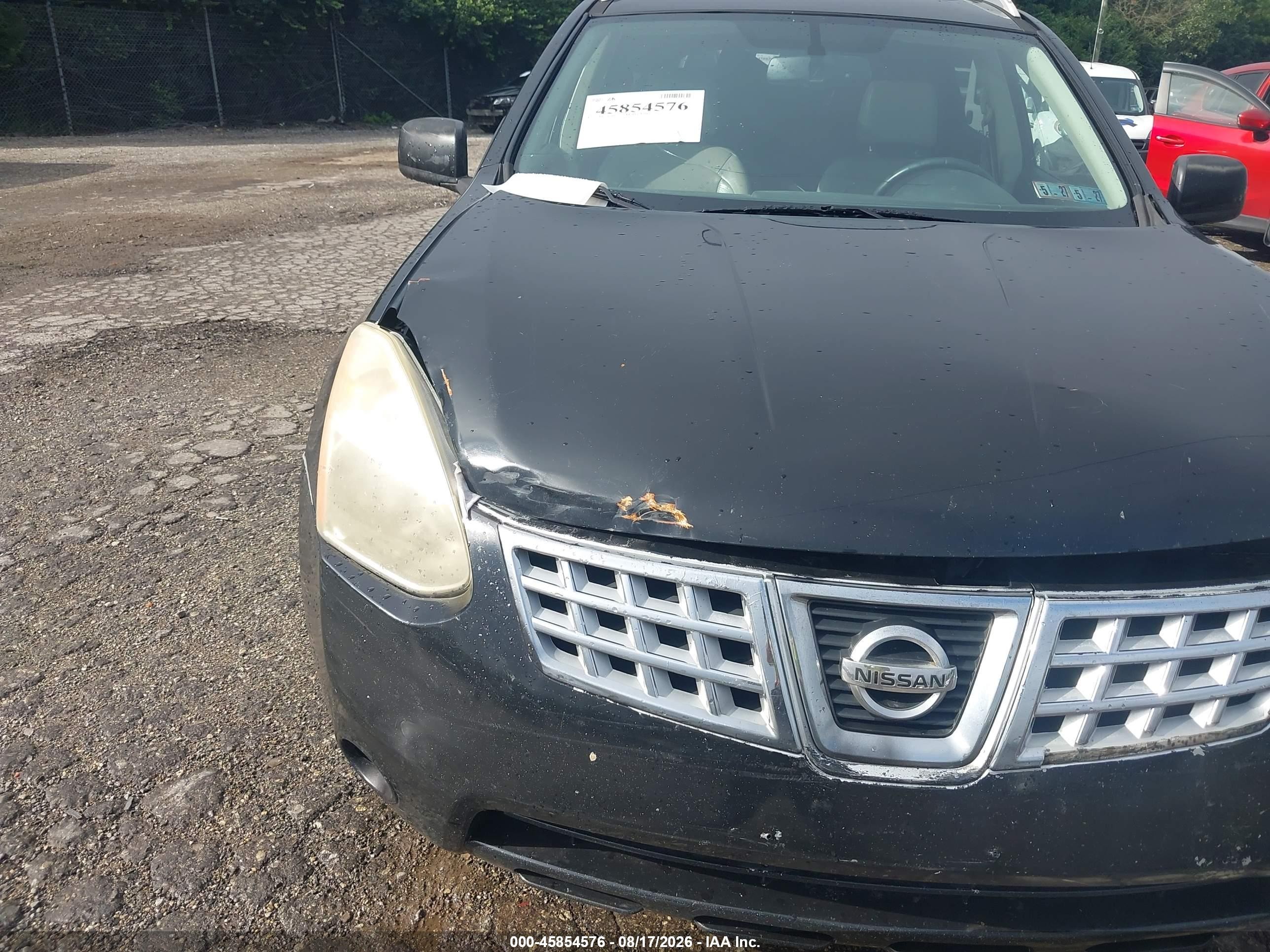 2010 Nissan Rogue Sl Black vin: JN8AS5MV5AW602249