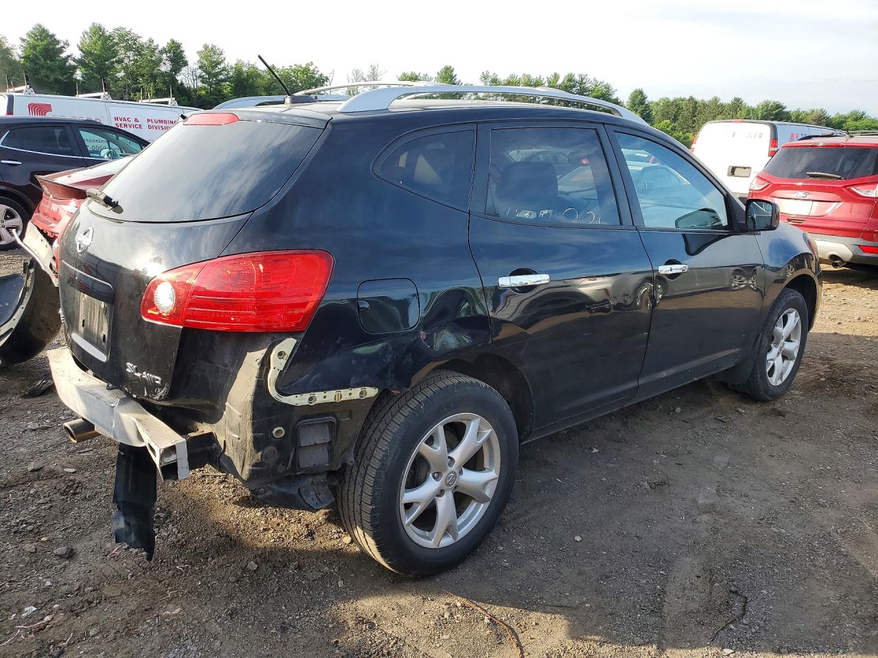 2010 Niss Rogue Black vin: JN8AS5MV5AW607015