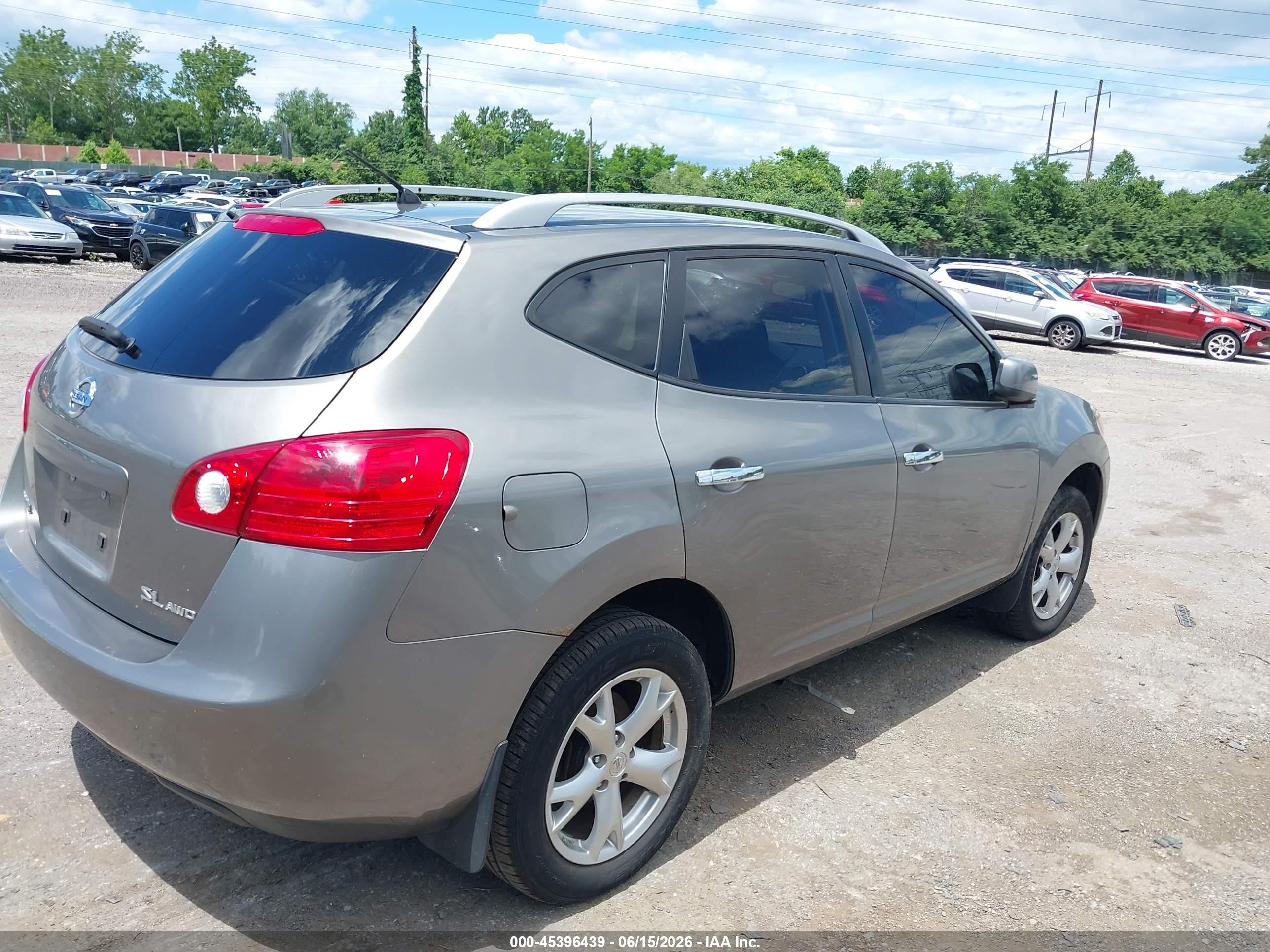 2010 Nissan Rogue Sl Gold vin: JN8AS5MV5AW612330