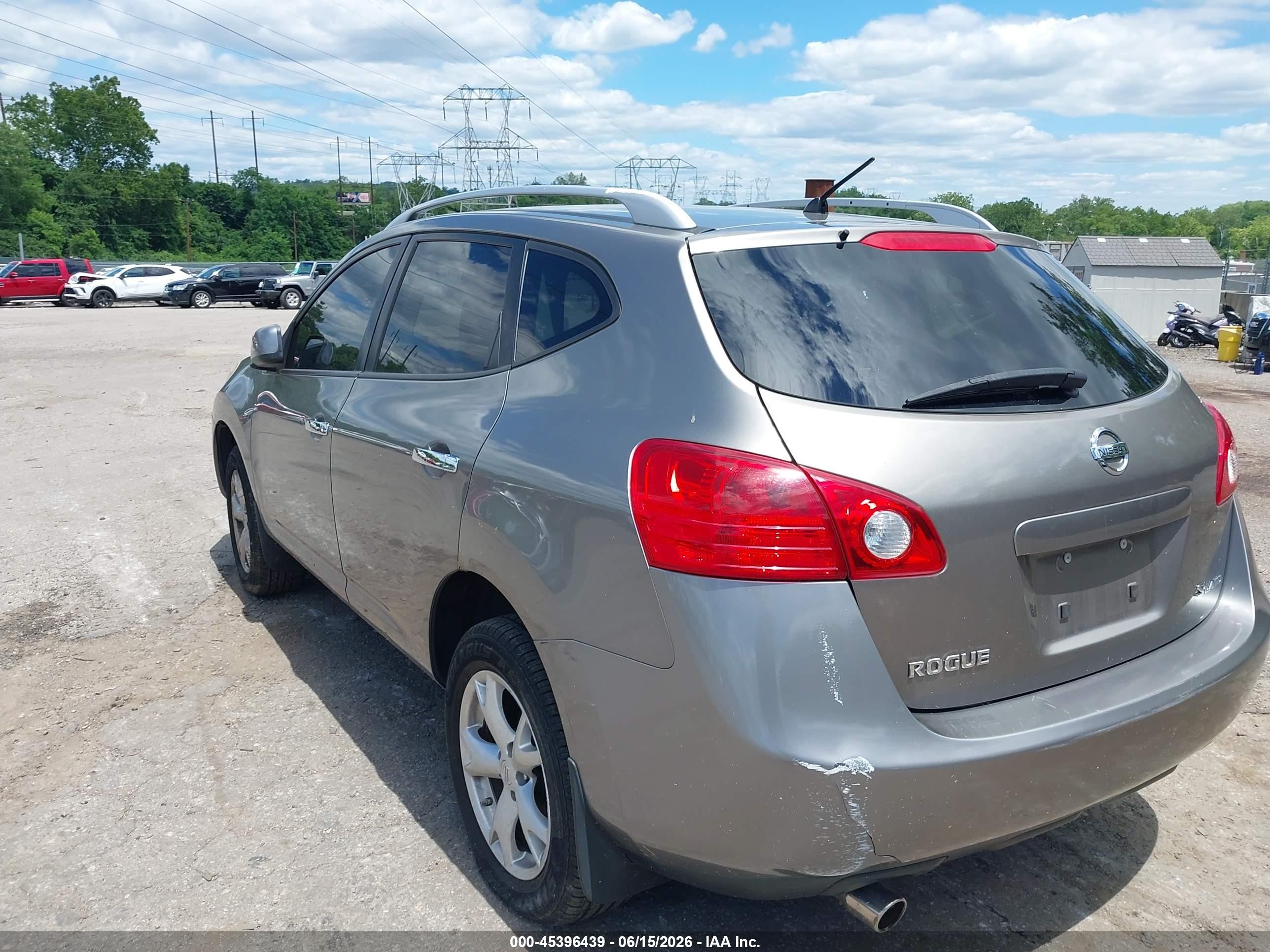 2010 Nissan Rogue Sl Gold vin: JN8AS5MV5AW612330