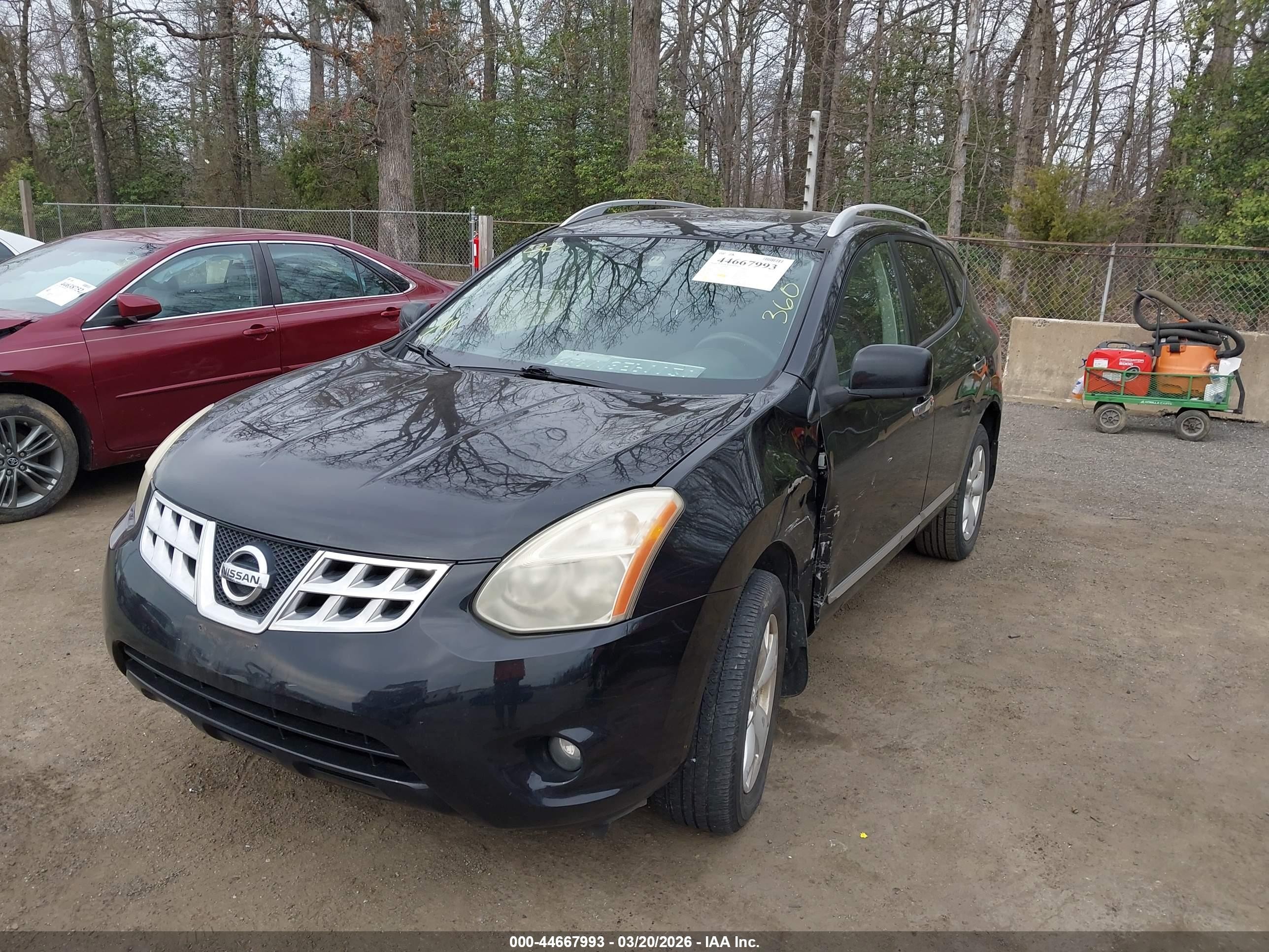 2011 Nissan Rogue Sv Black vin: JN8AS5MV5BW255930