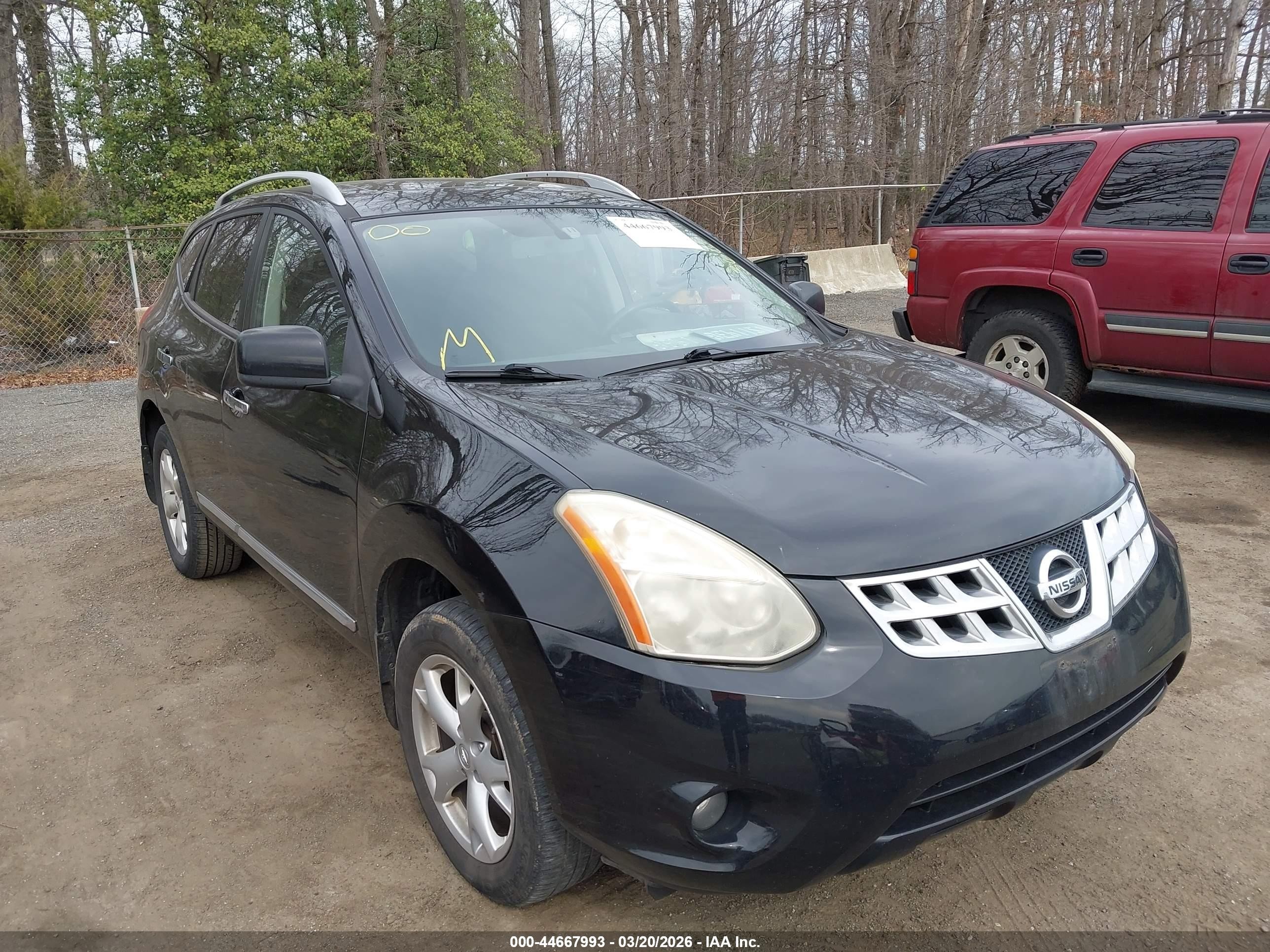 2011 Nissan Rogue Sv Black vin: JN8AS5MV5BW255930