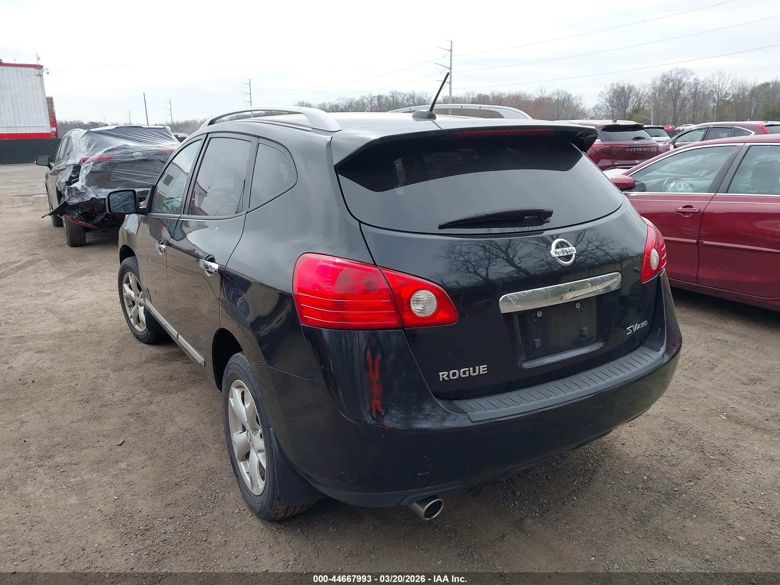 2011 Nissan Rogue Sv Black vin: JN8AS5MV5BW255930