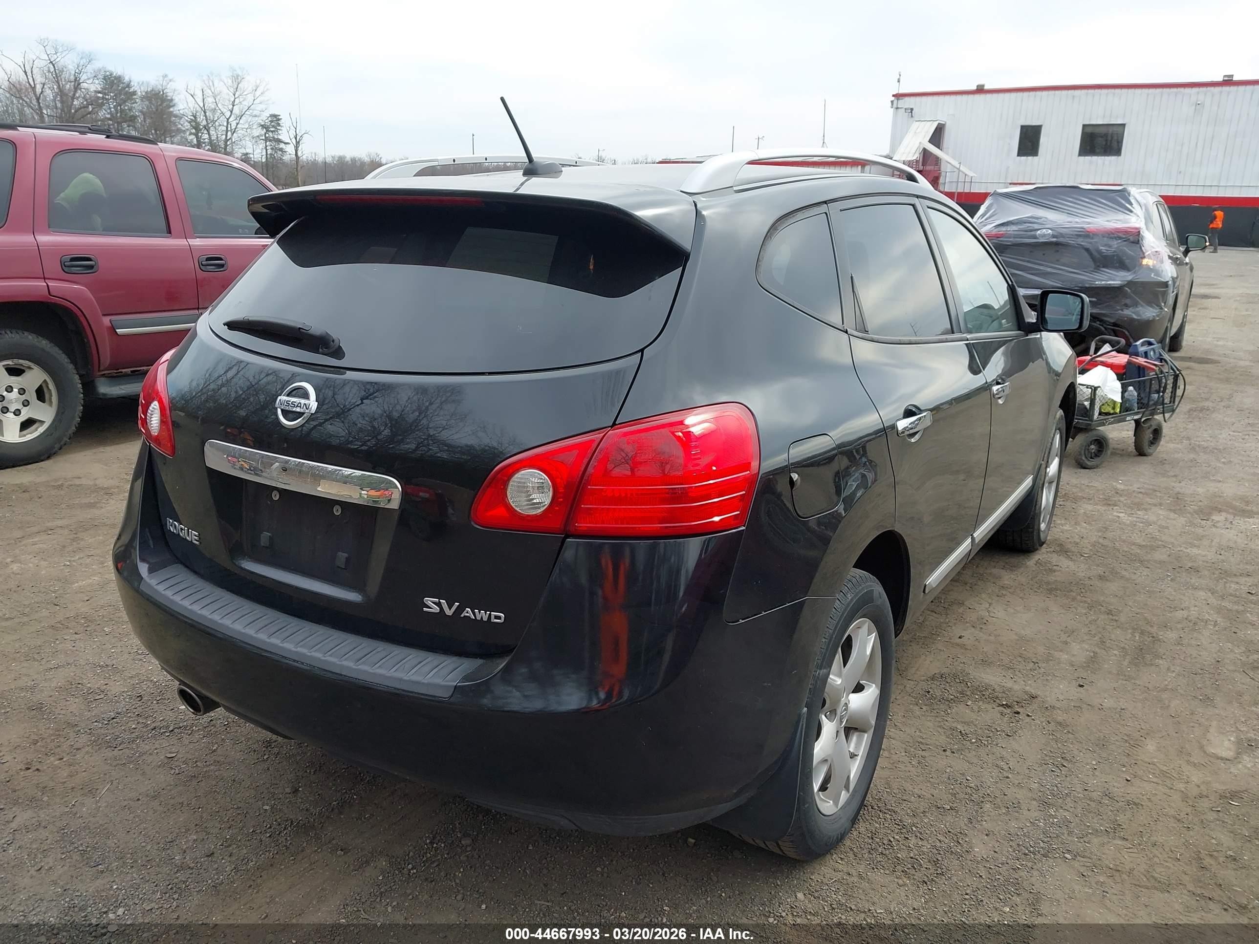 2011 Nissan Rogue Sv Black vin: JN8AS5MV5BW255930